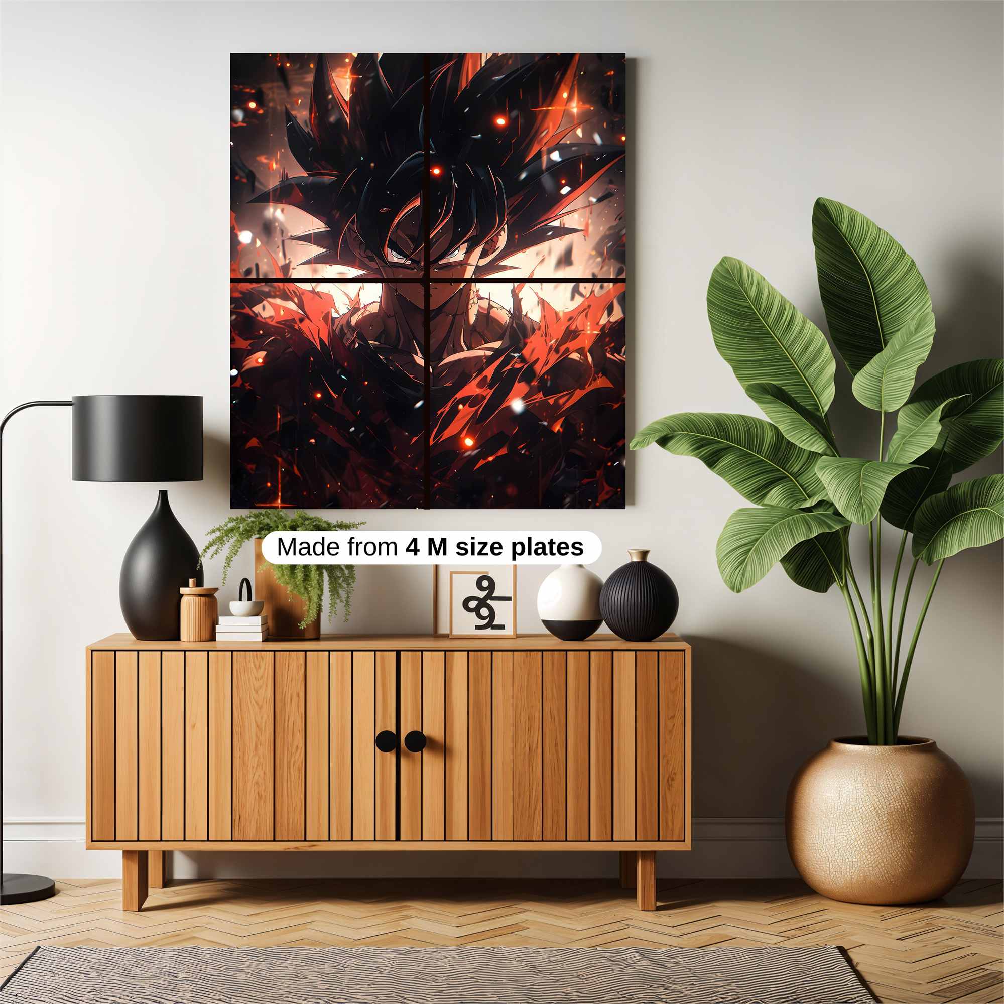 Goku Inferno Safe Wall Magnetic / M