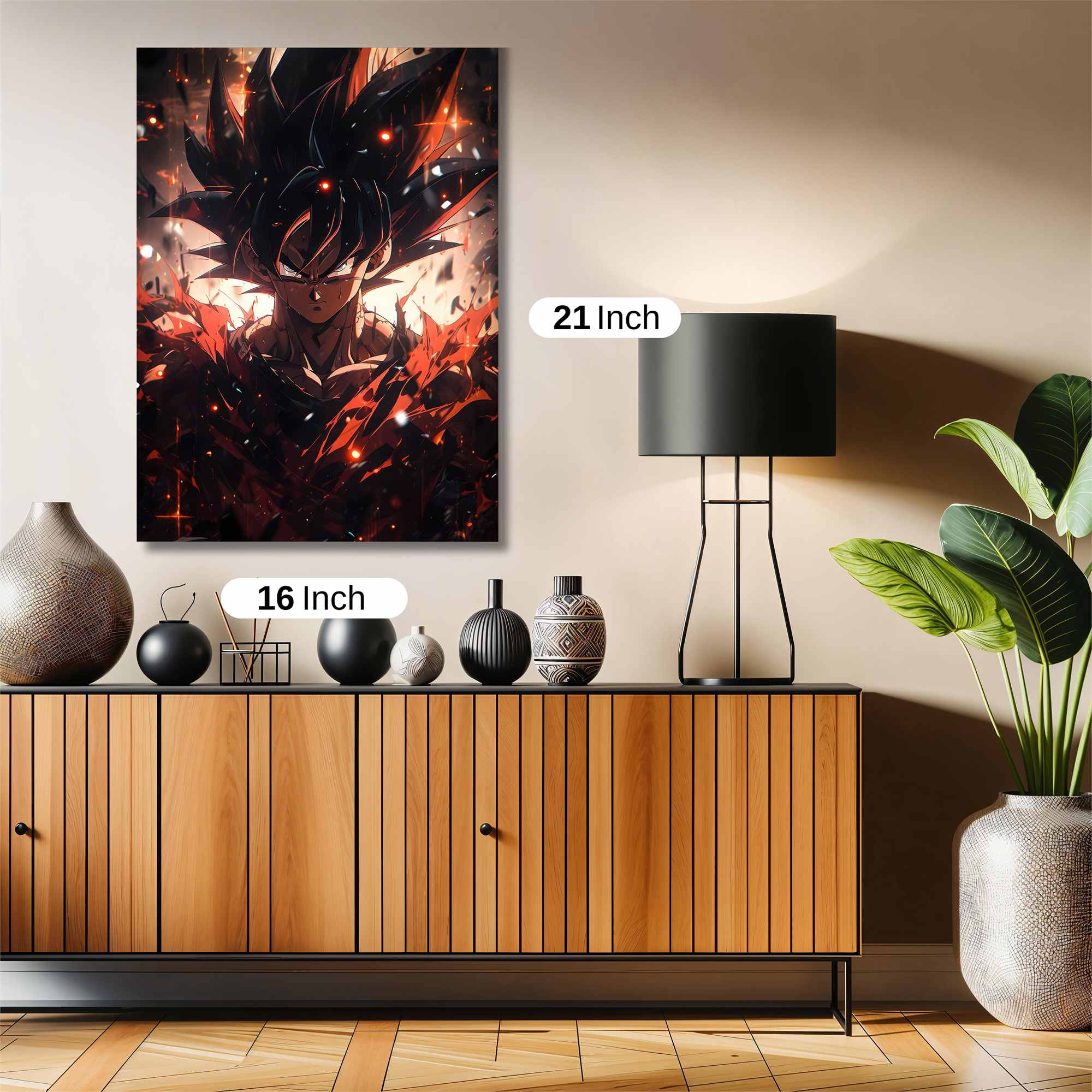 Goku Inferno Safe Wall Magnetic / M