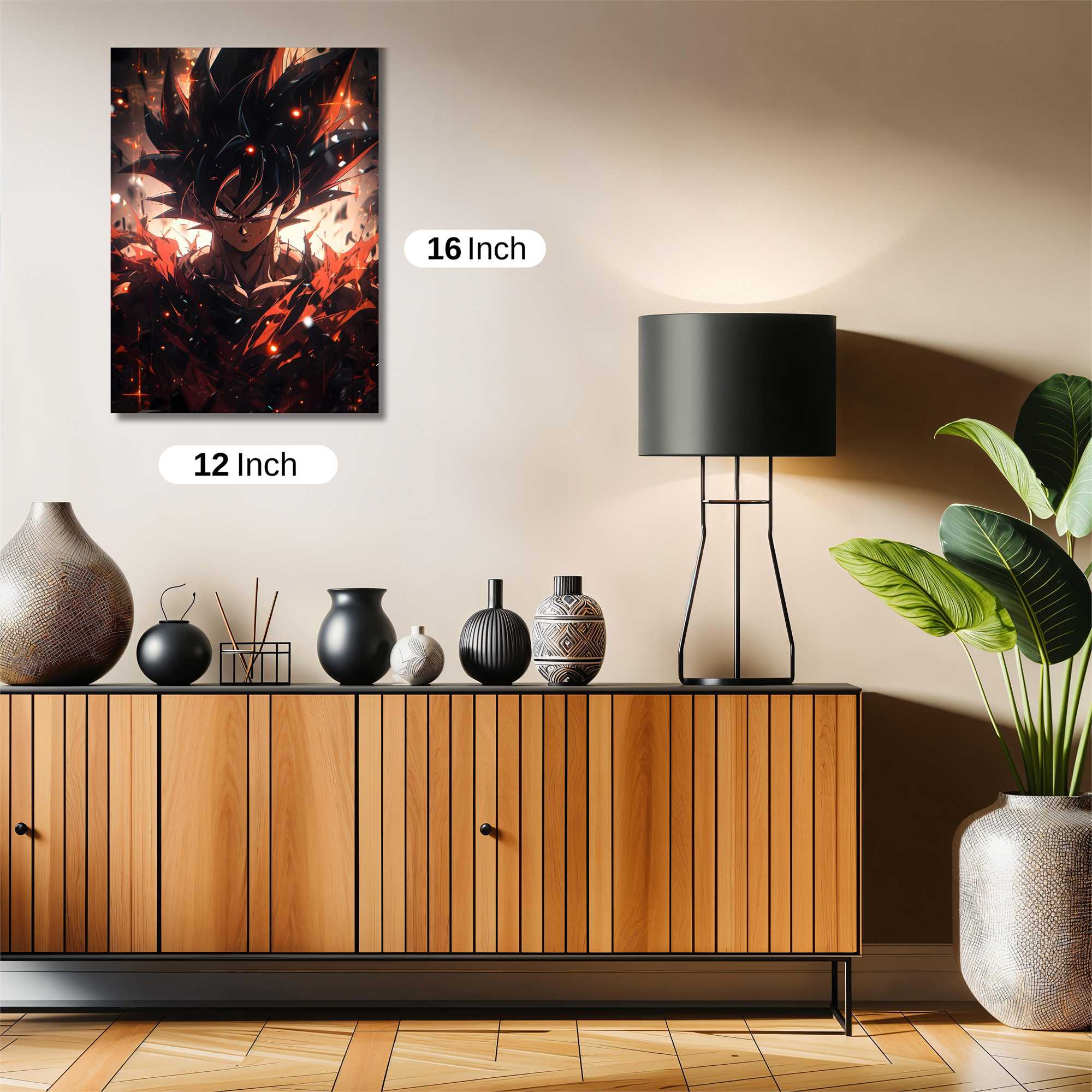 Goku Inferno Safe Wall Magnetic / M