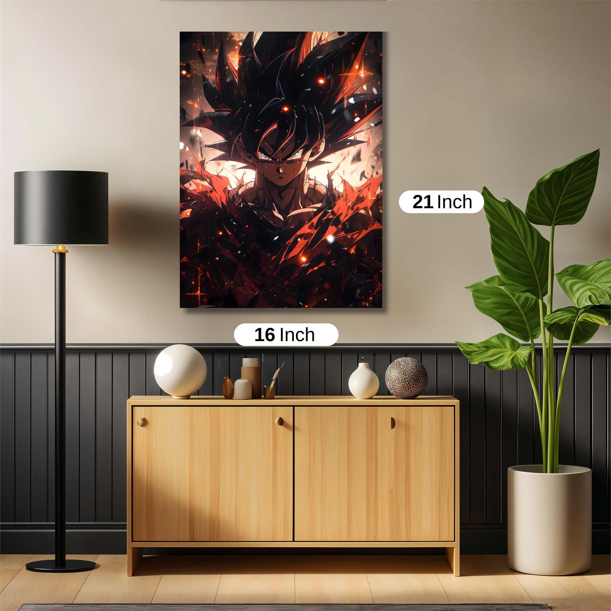 Goku Inferno Safe Wall Magnetic / M