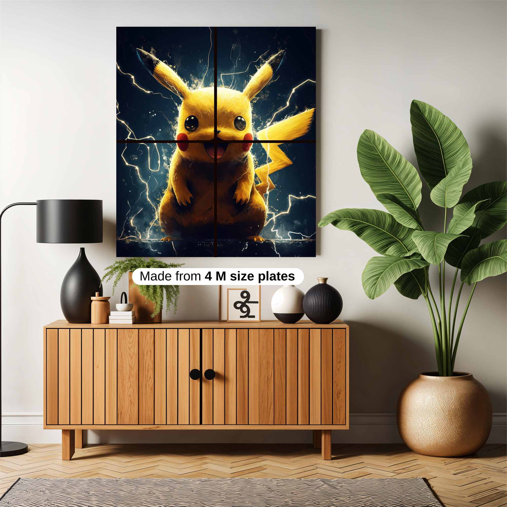 Pikachu Electrify Safe Wall Magnetic / M