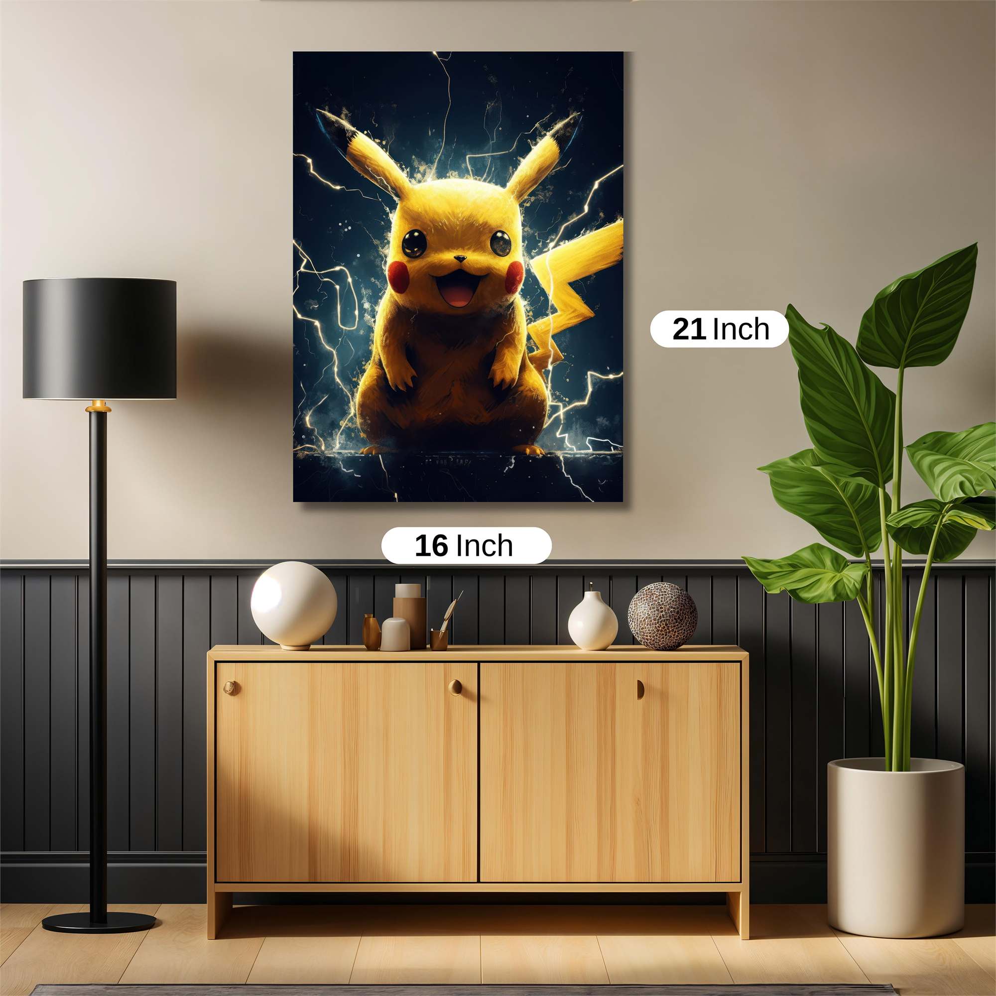Pikachu Electrify Safe Wall Magnetic / M