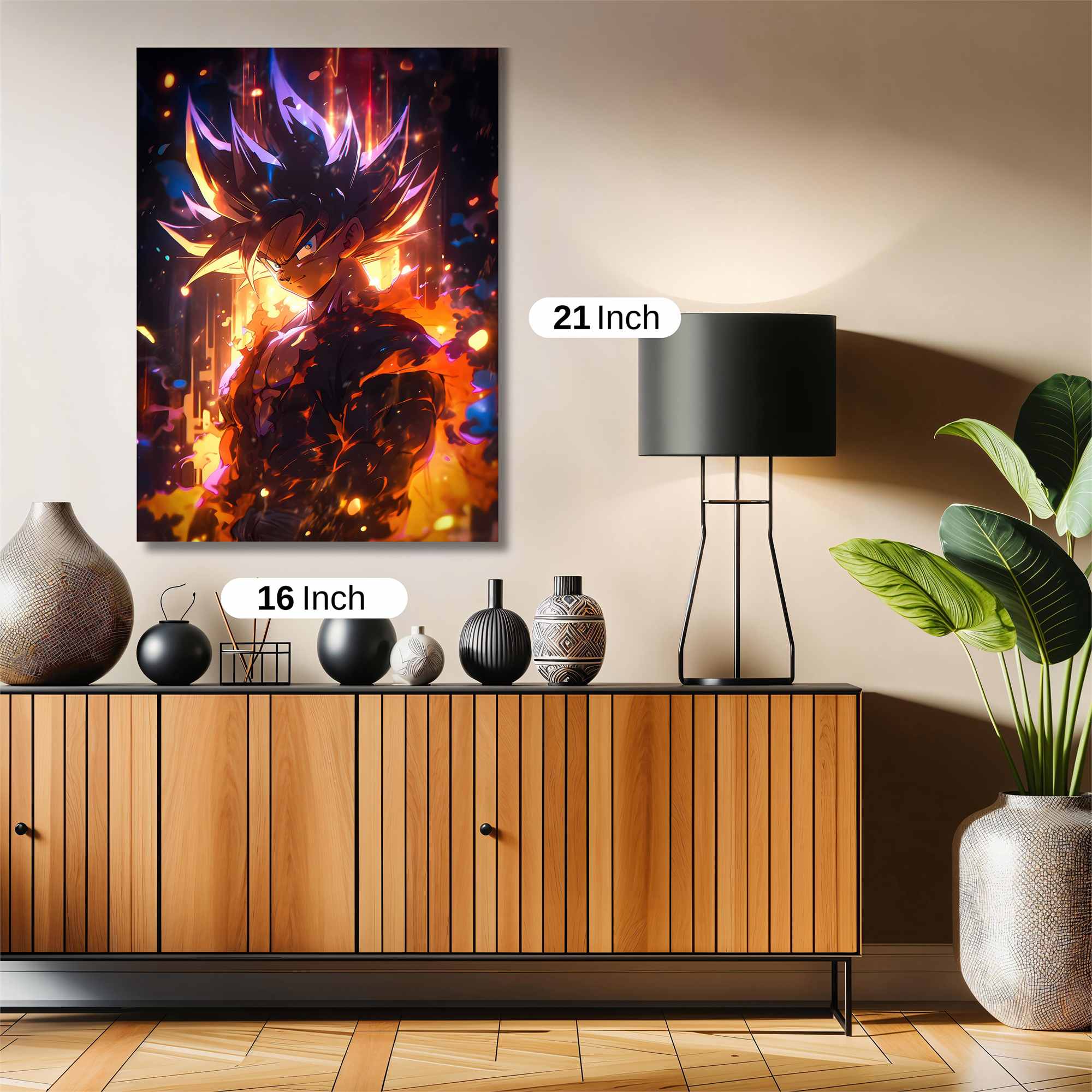 Goku Inferno Safe Wall Magnetic / M