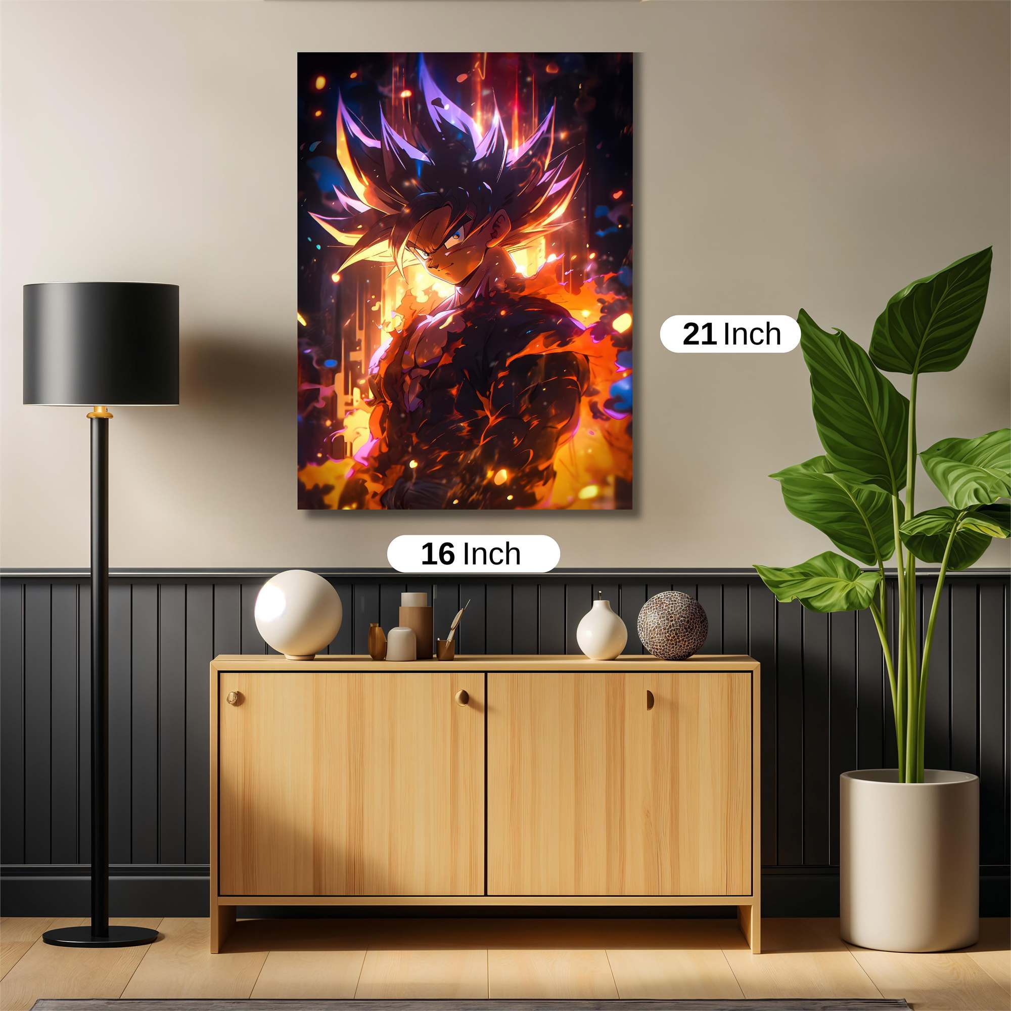 Goku Inferno Safe Wall Magnetic / M
