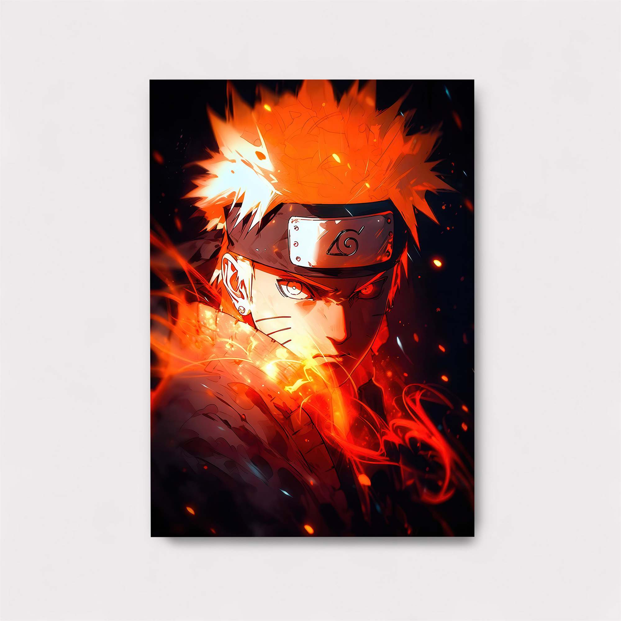 Naruto Fiery Safe Wall Magnetic / M