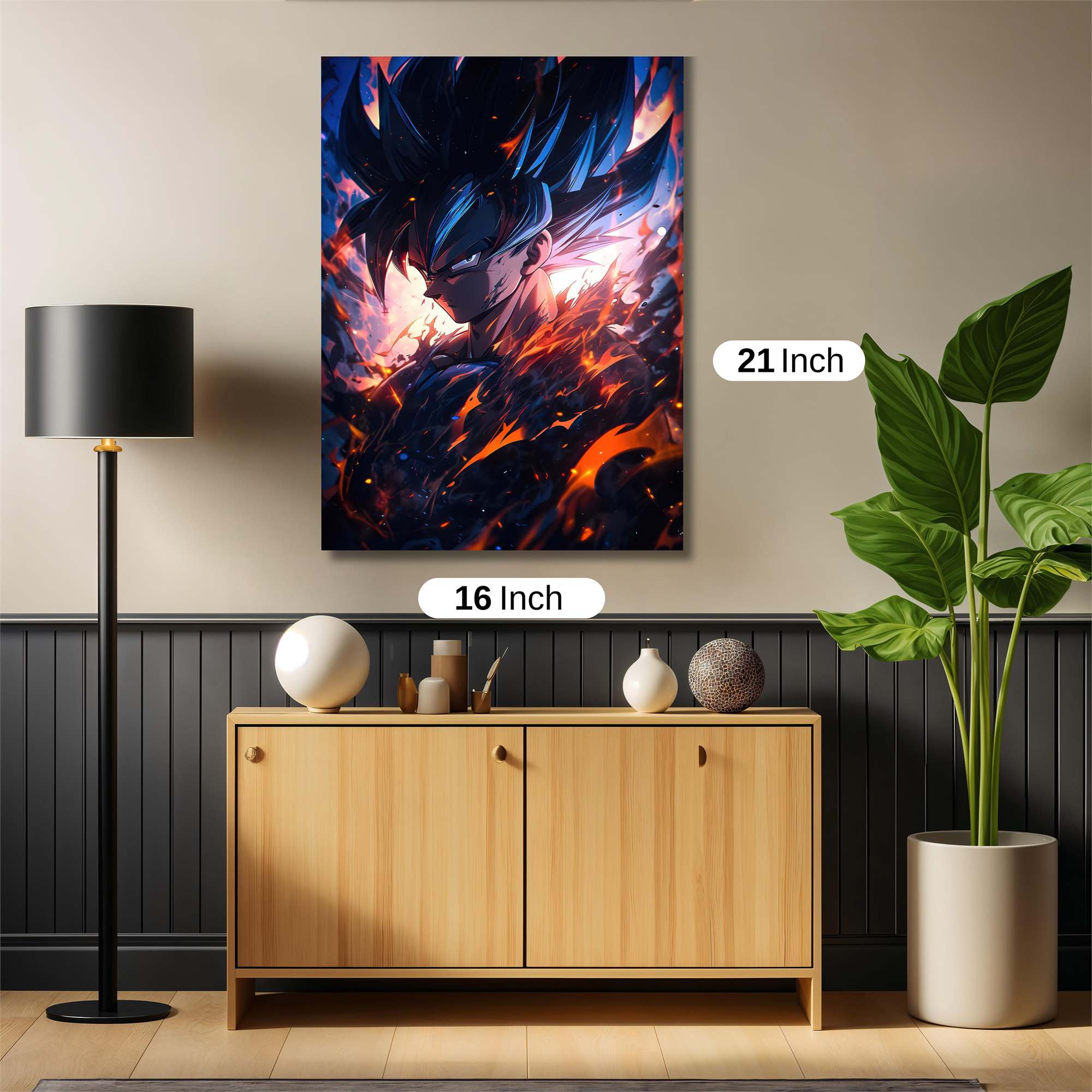 Goku Inferno Safe Wall Magnetic / M