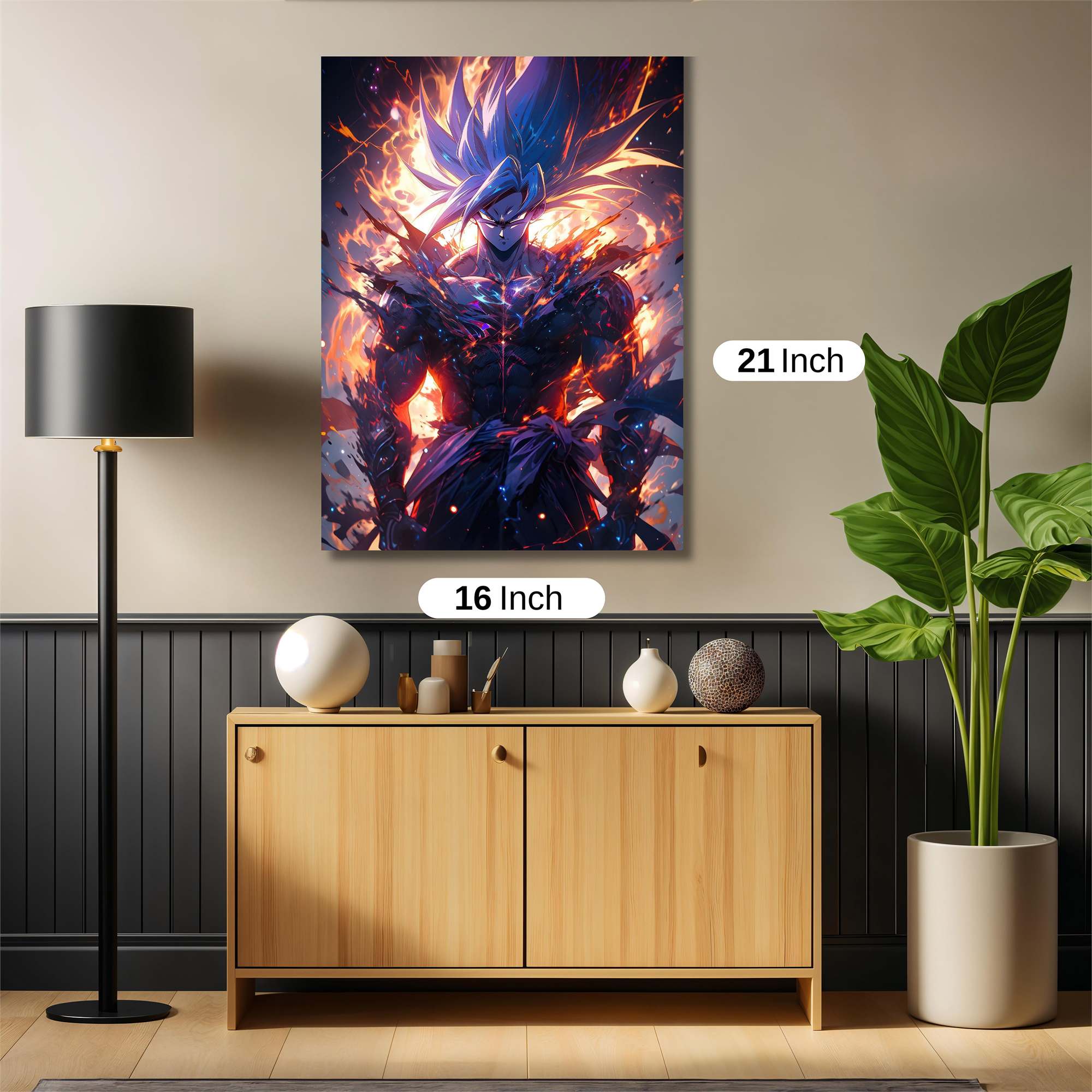 Goku Inferno Safe Wall Magnetic / M