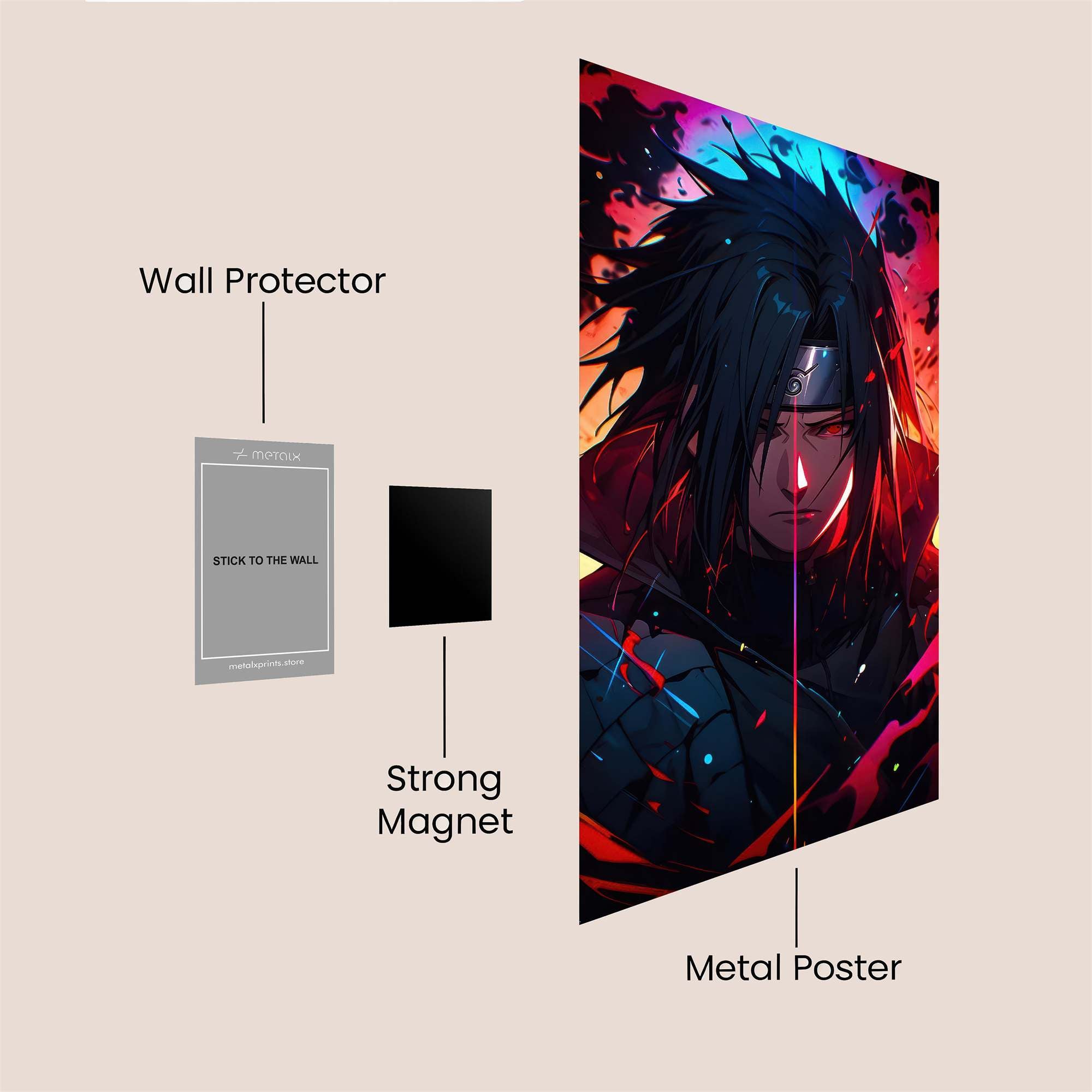 Sasuke Inferno Safe Wall Magnetic / M