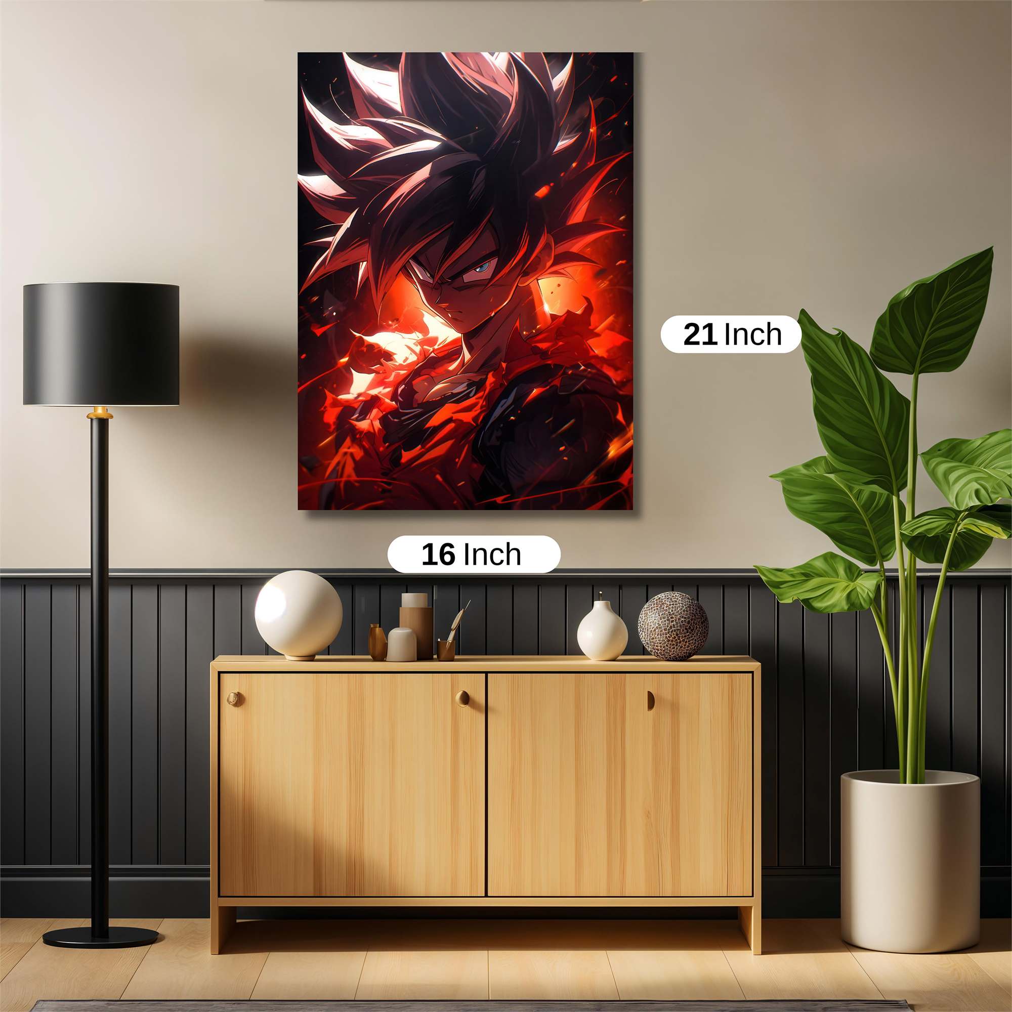 Goku Inferno Safe Wall Magnetic / M