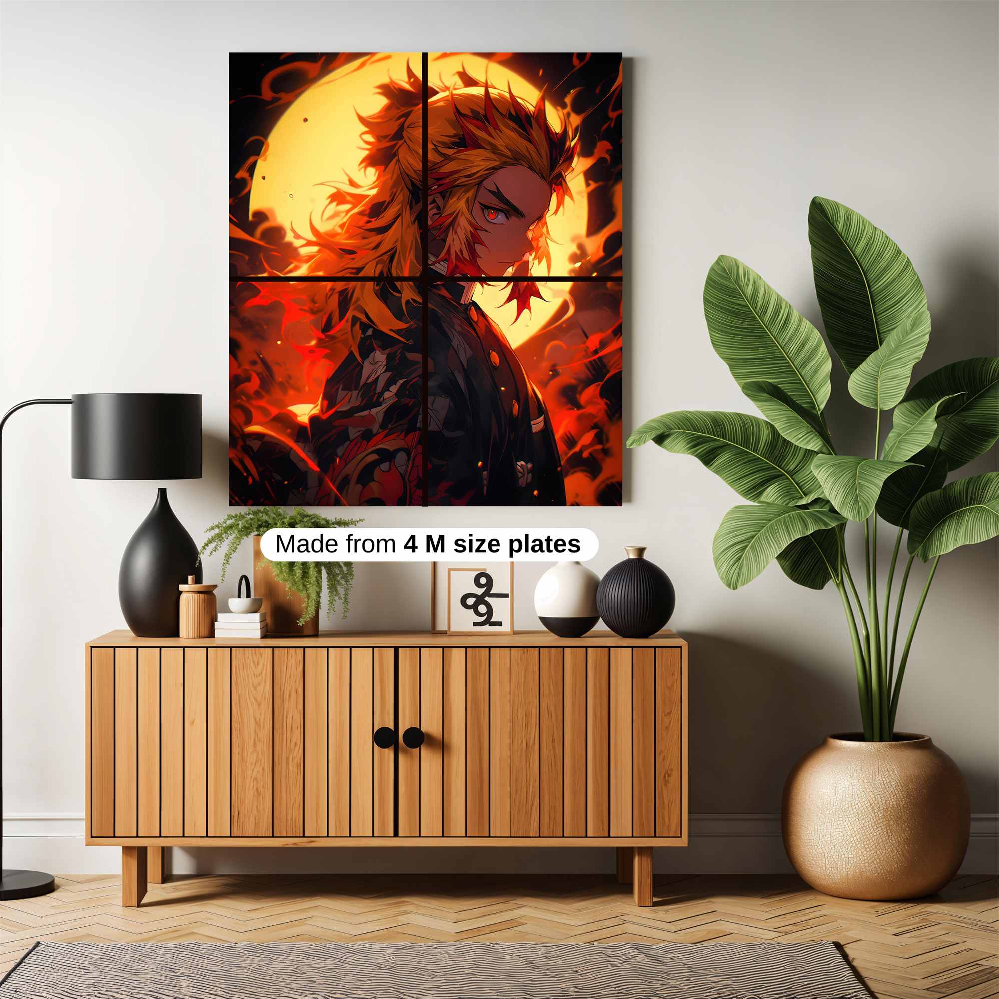 Rengoku Blaze Safe Wall Magnetic / M