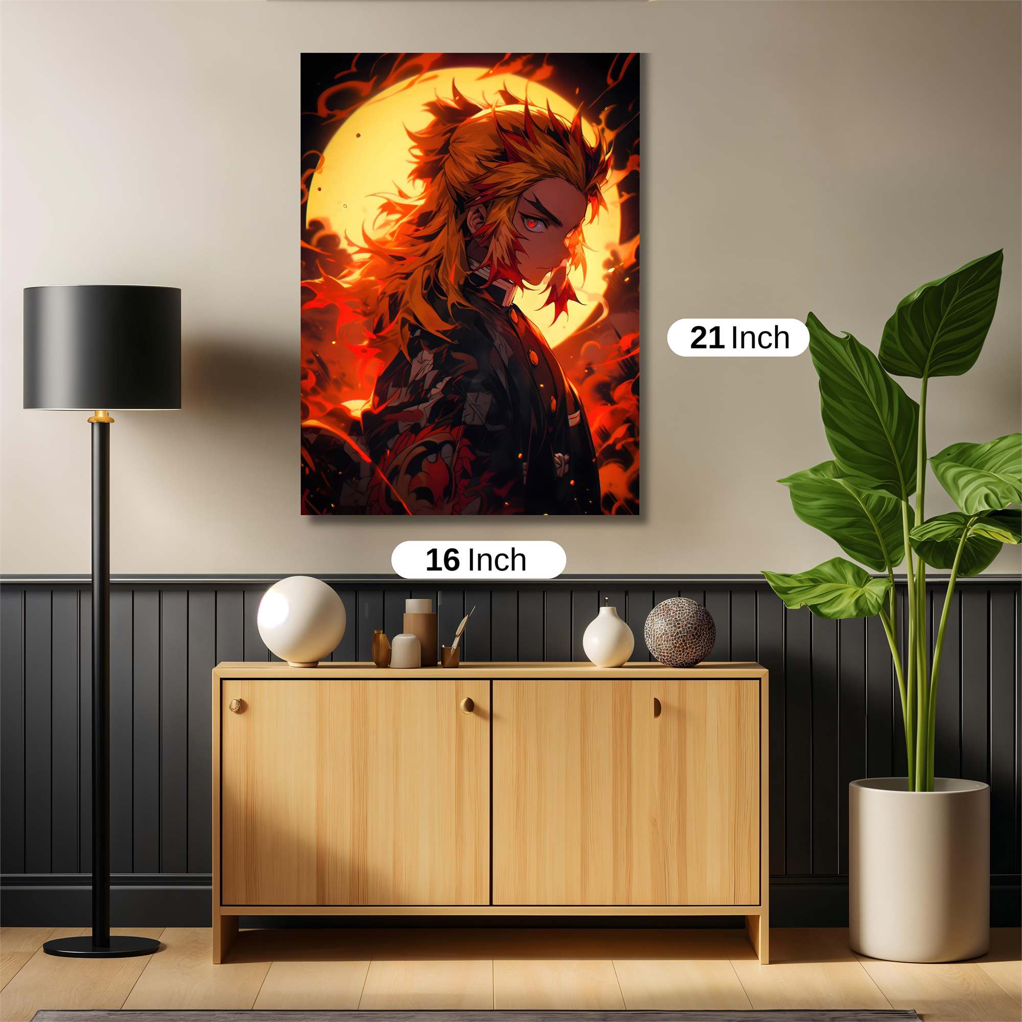 Rengoku Blaze Safe Wall Magnetic / M