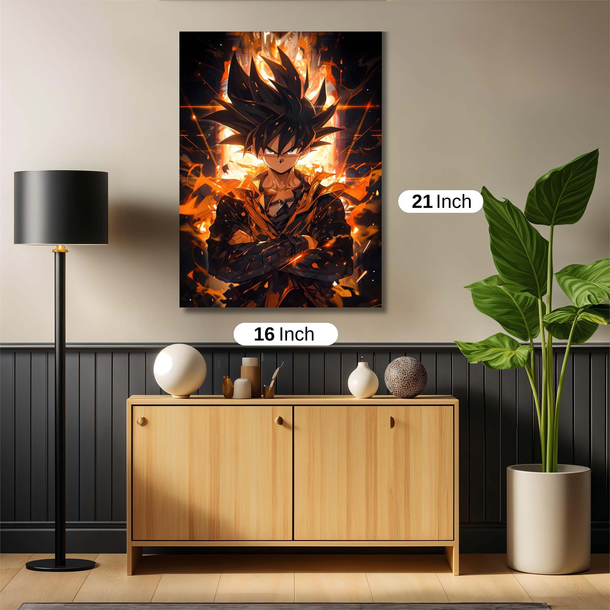 Goku Inferno Safe Wall Magnetic / M