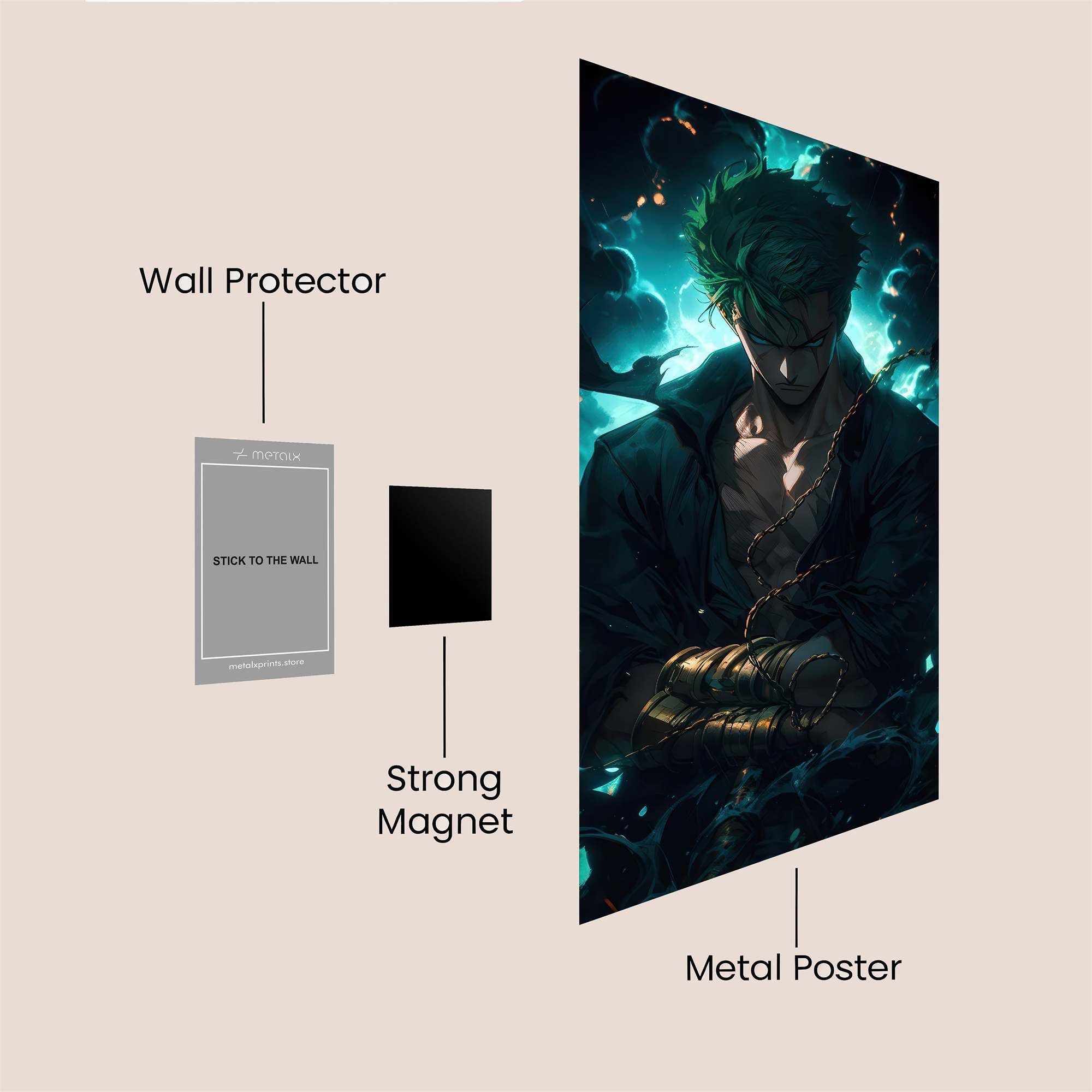Zoro Enigma Safe Wall Magnetic / M