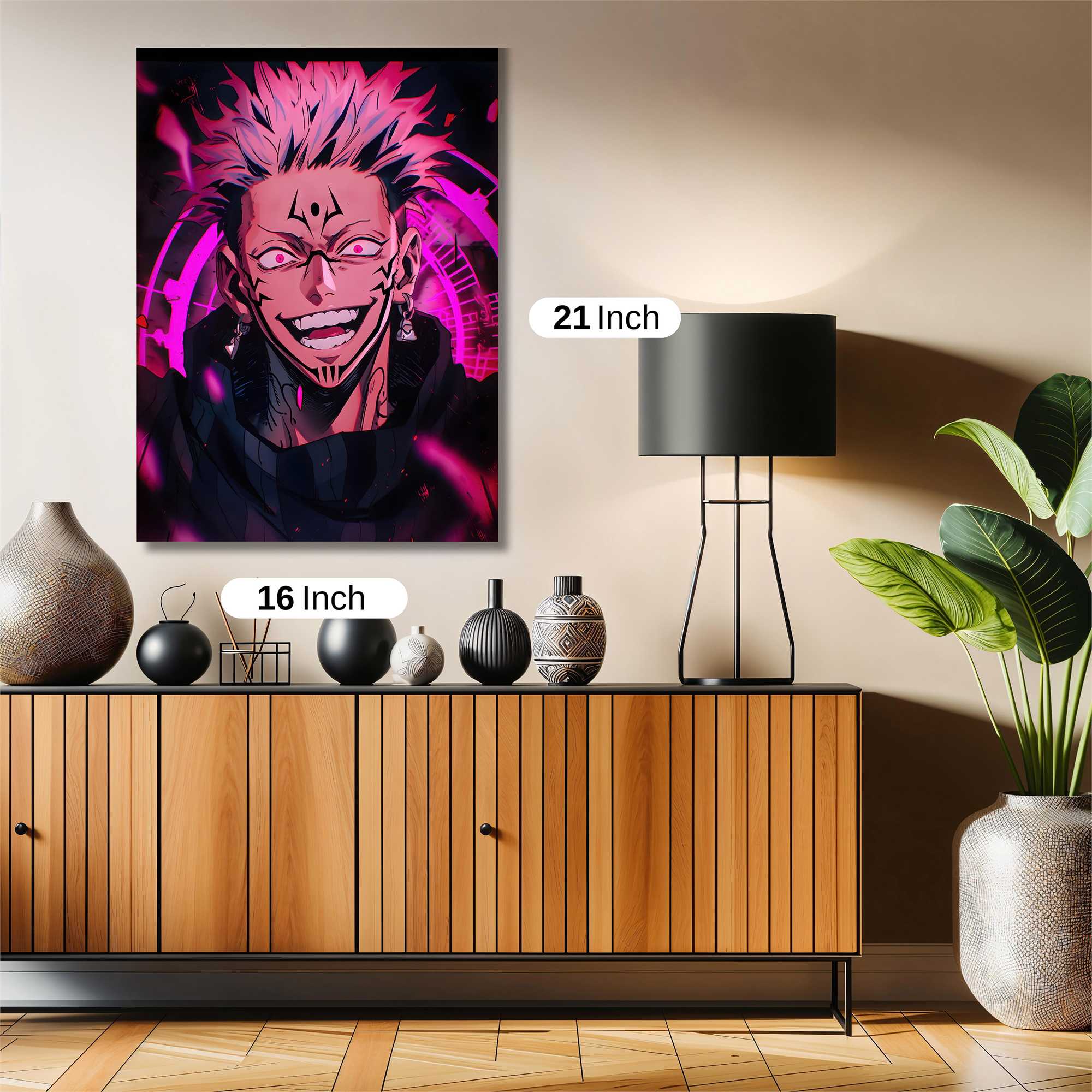 Sukuna Sinister Safe Wall Magnetic / M