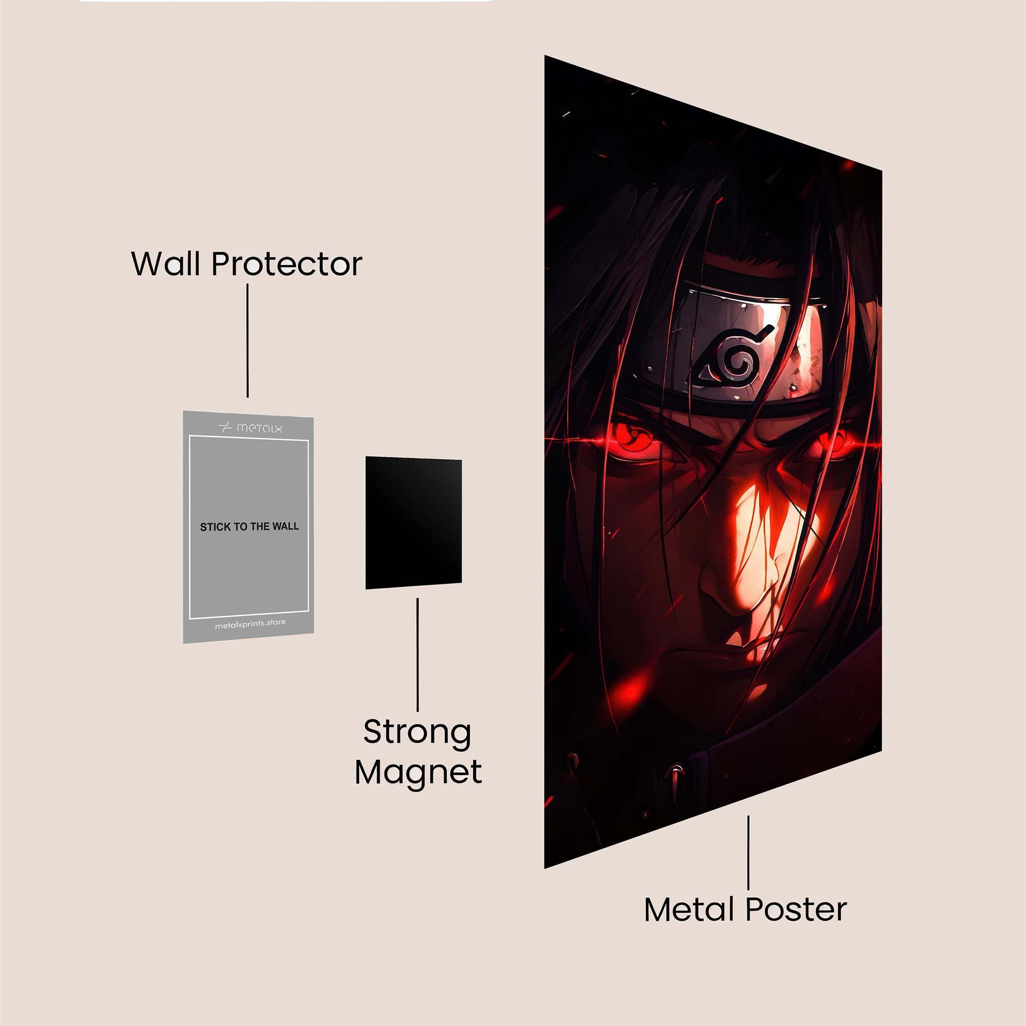 Itachi Inferno Safe Wall Magnetic / M