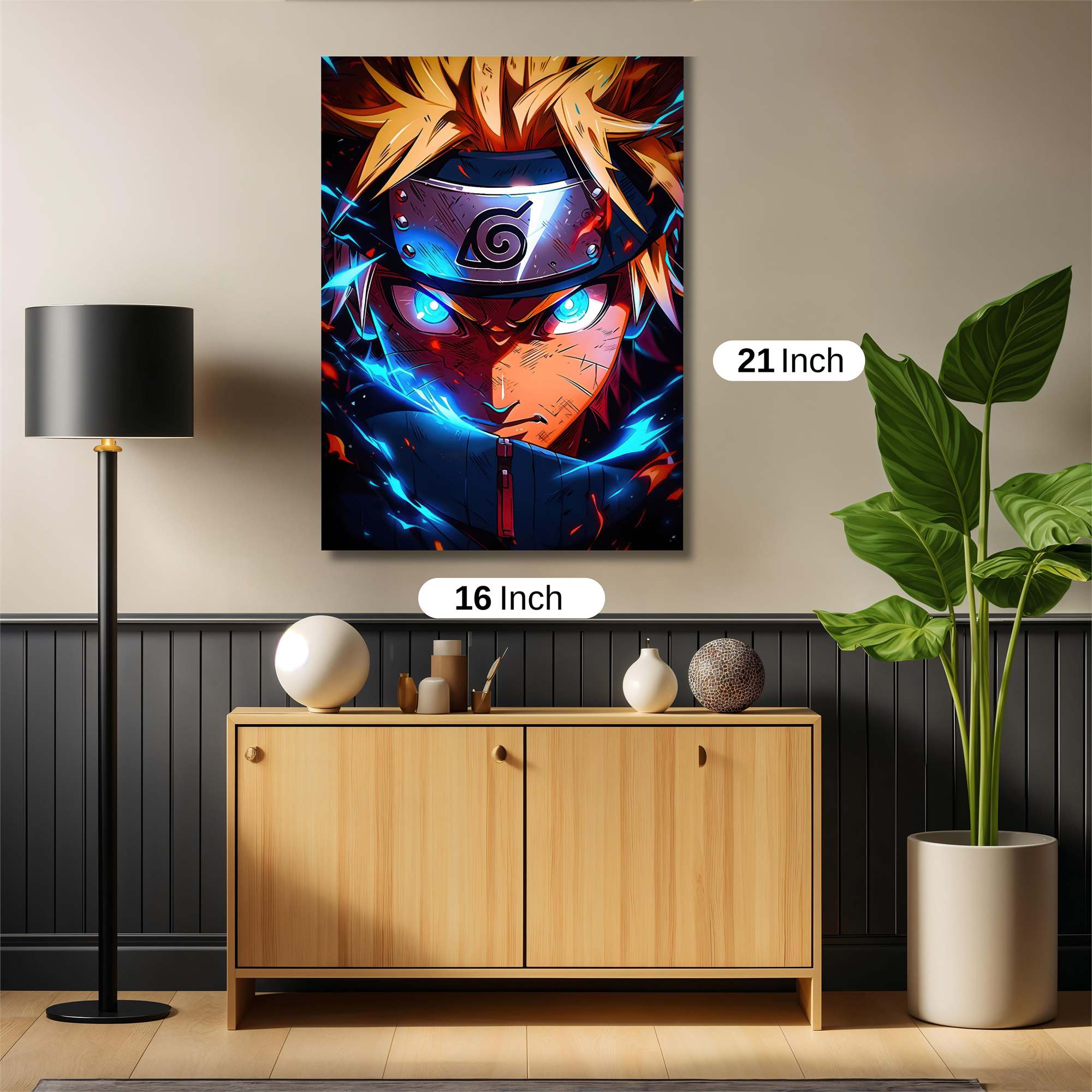 Naruto Fierce Safe Wall Magnetic / M