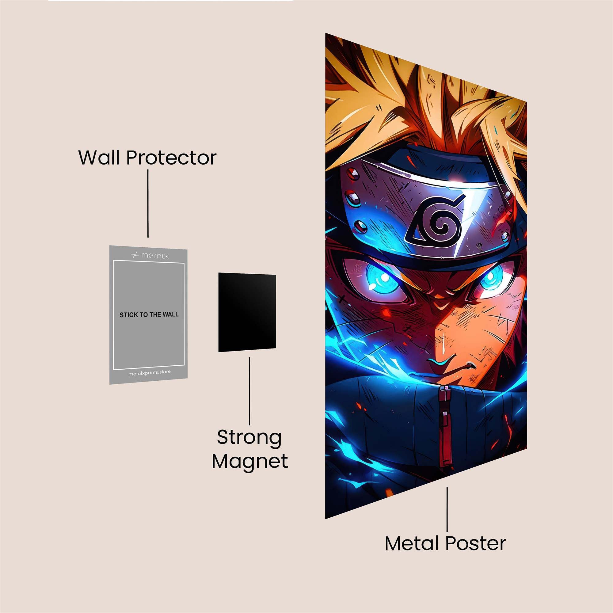Naruto Fierce Safe Wall Magnetic / M