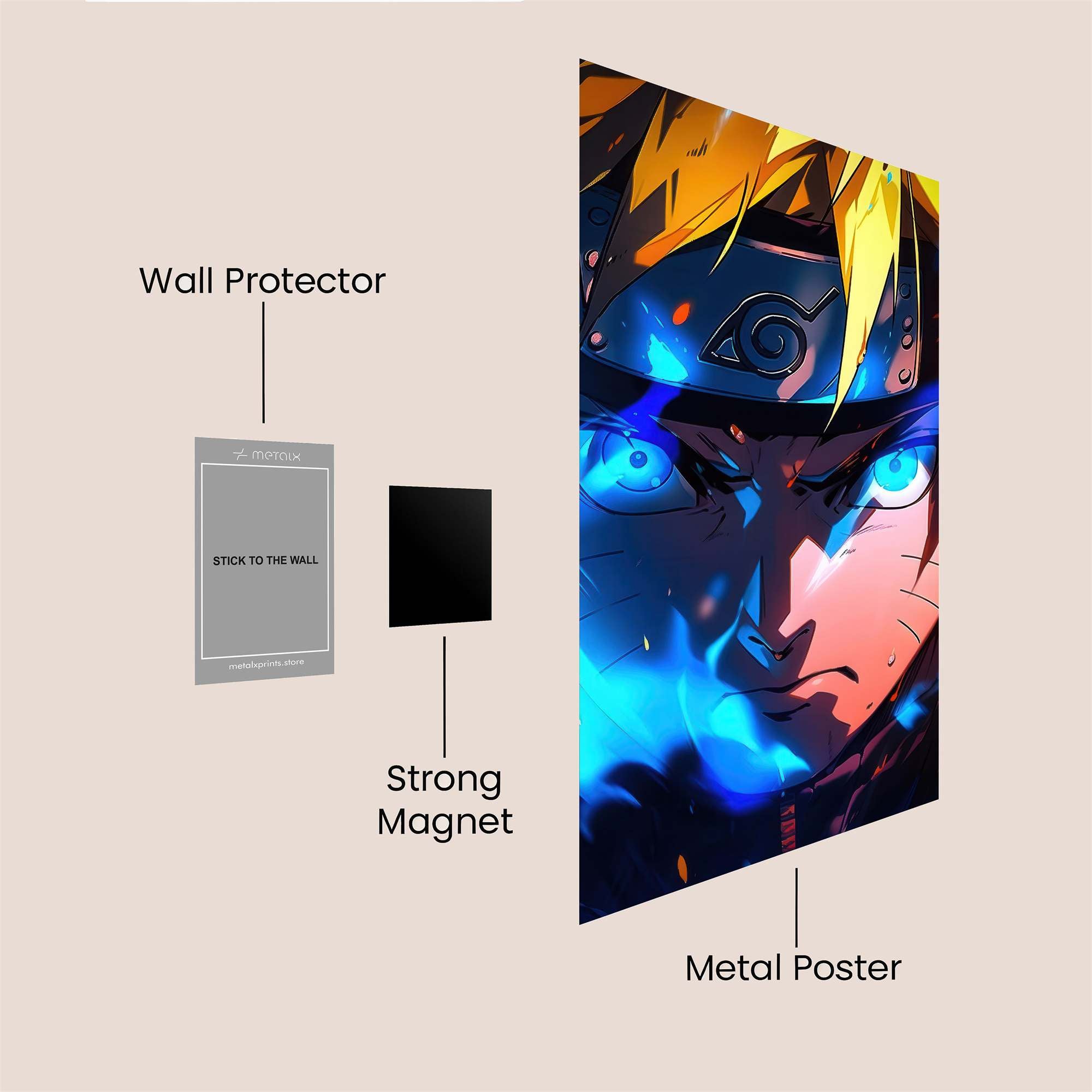 Naruto Intense Safe Wall Magnetic / M