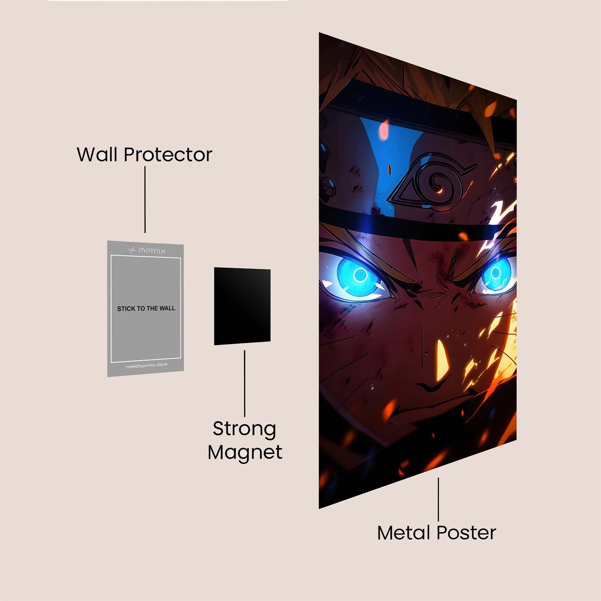 Naruto Blaze Safe Wall Magnetic / M