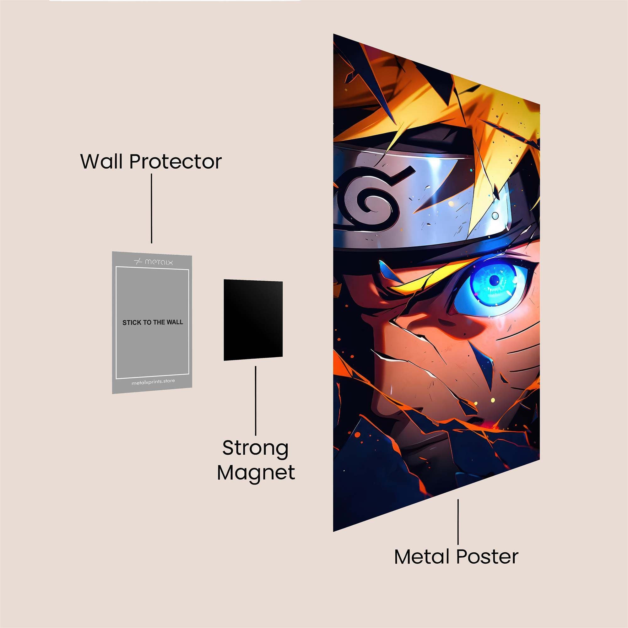 Naruto Intense Safe Wall Magnetic / M