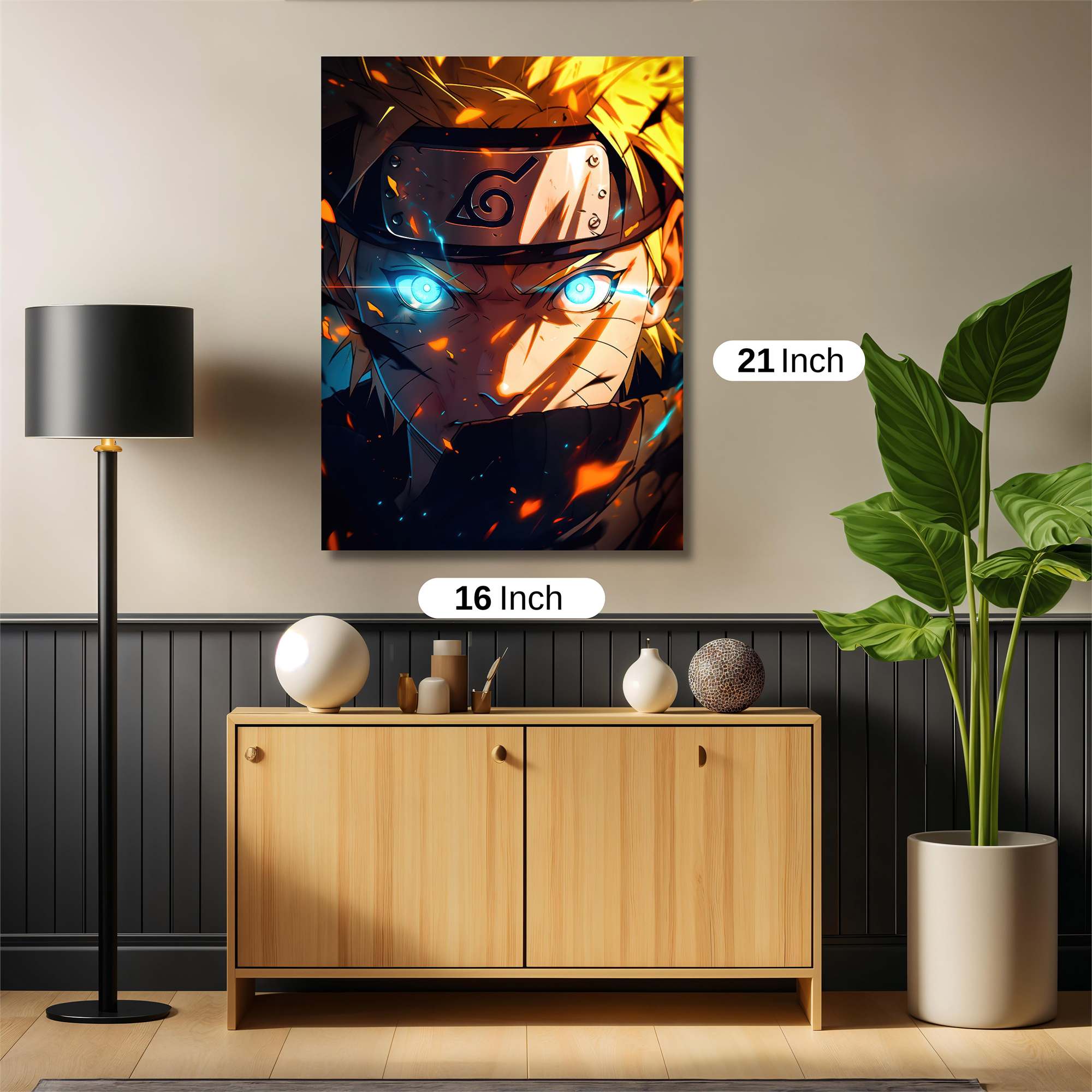 Naruto Fierce Safe Wall Magnetic / M