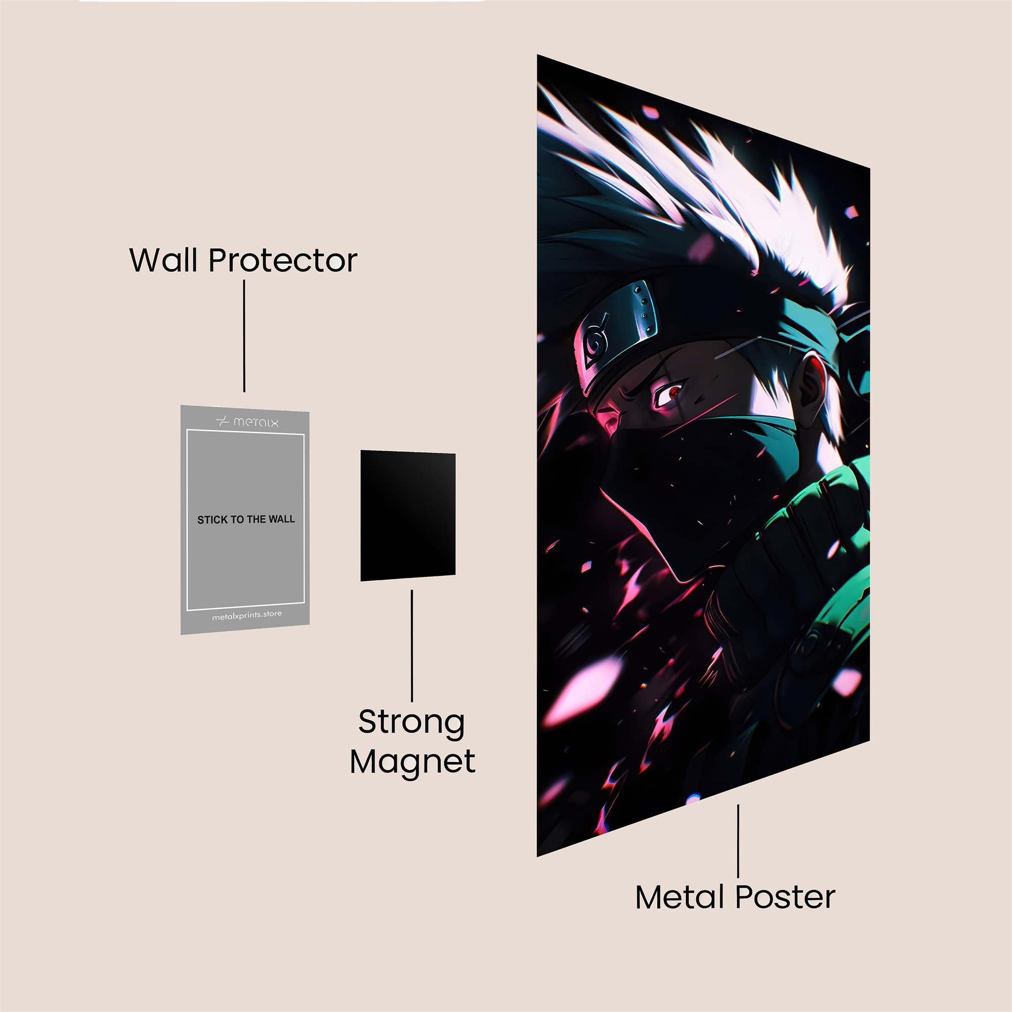 Kakashi Enigmatic Safe Wall Magnetic / M