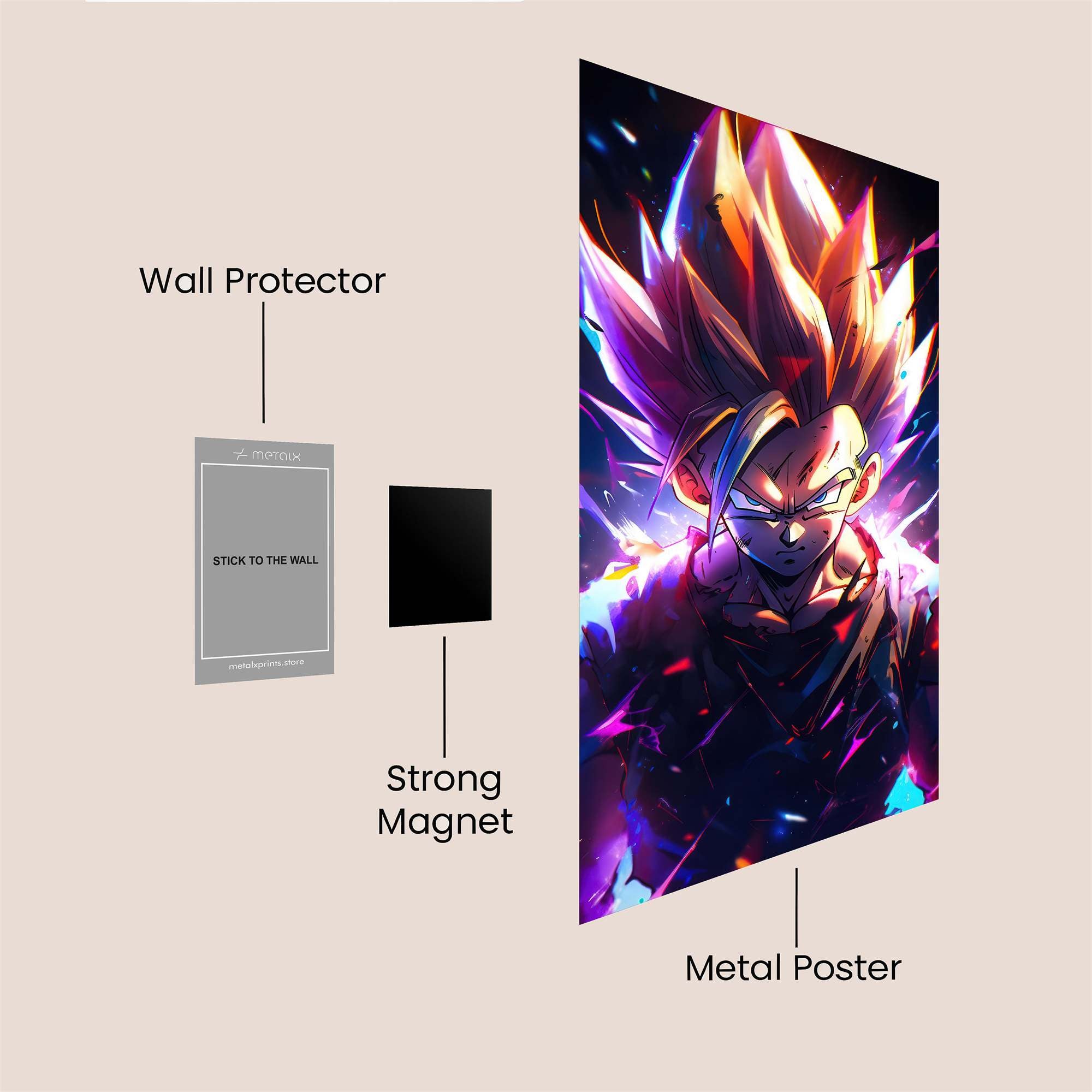 Goku Radiant Safe Wall Magnetic / M