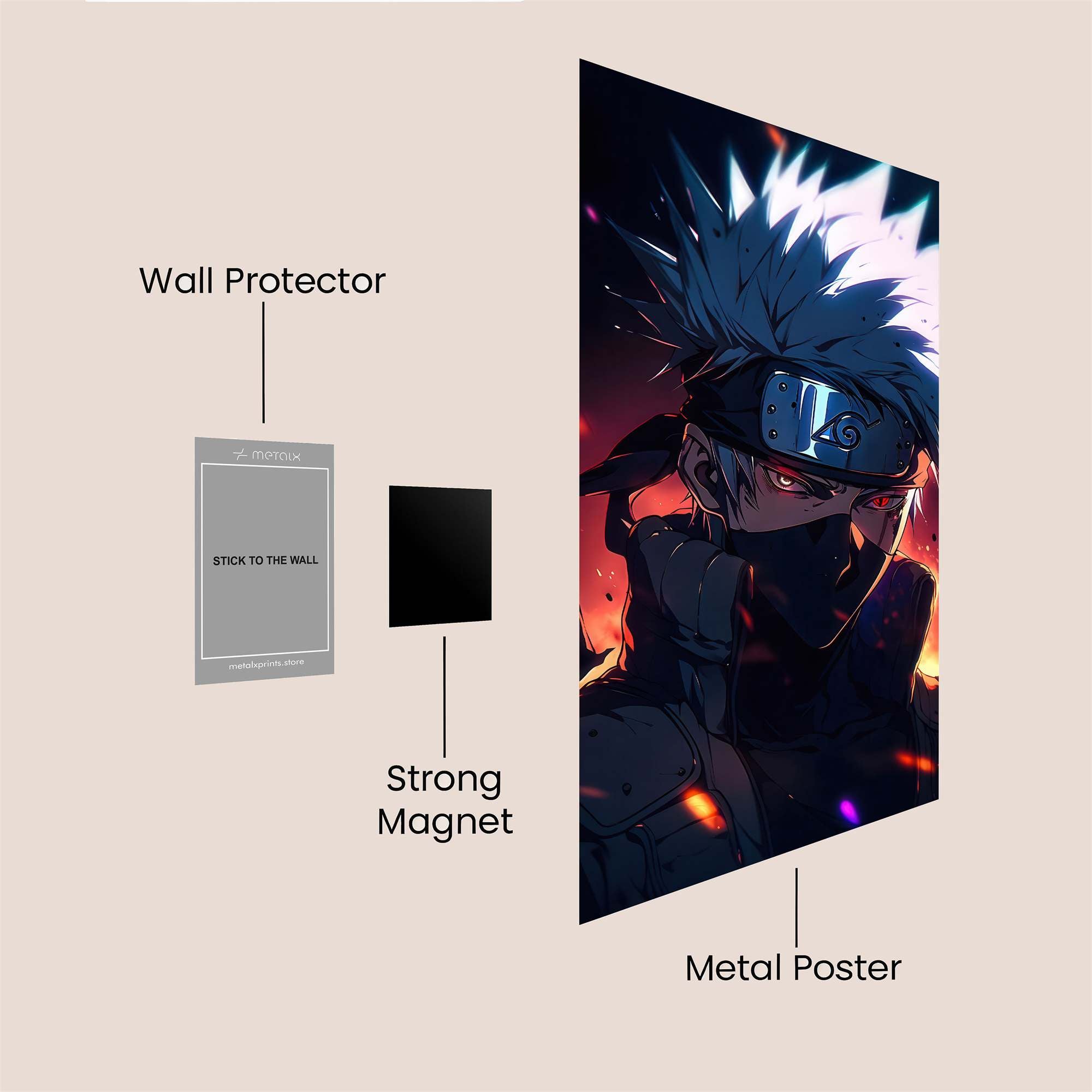 Kakashi Intense Safe Wall Magnetic / M