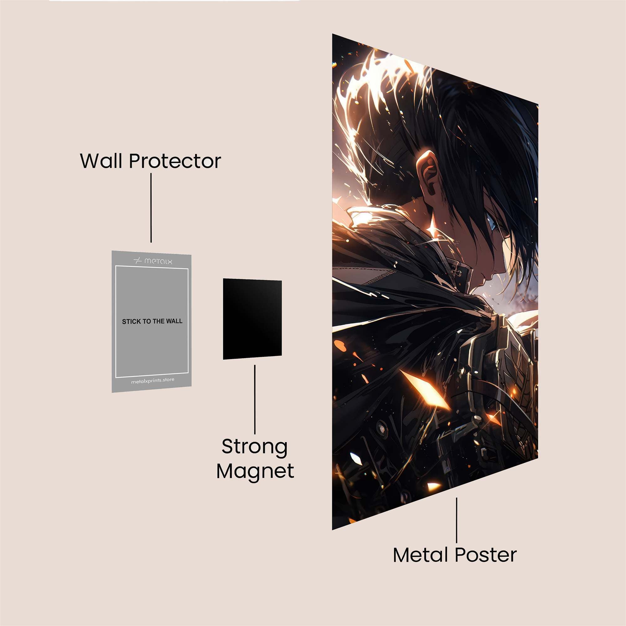 Eren Resolute Safe Wall Magnetic / M