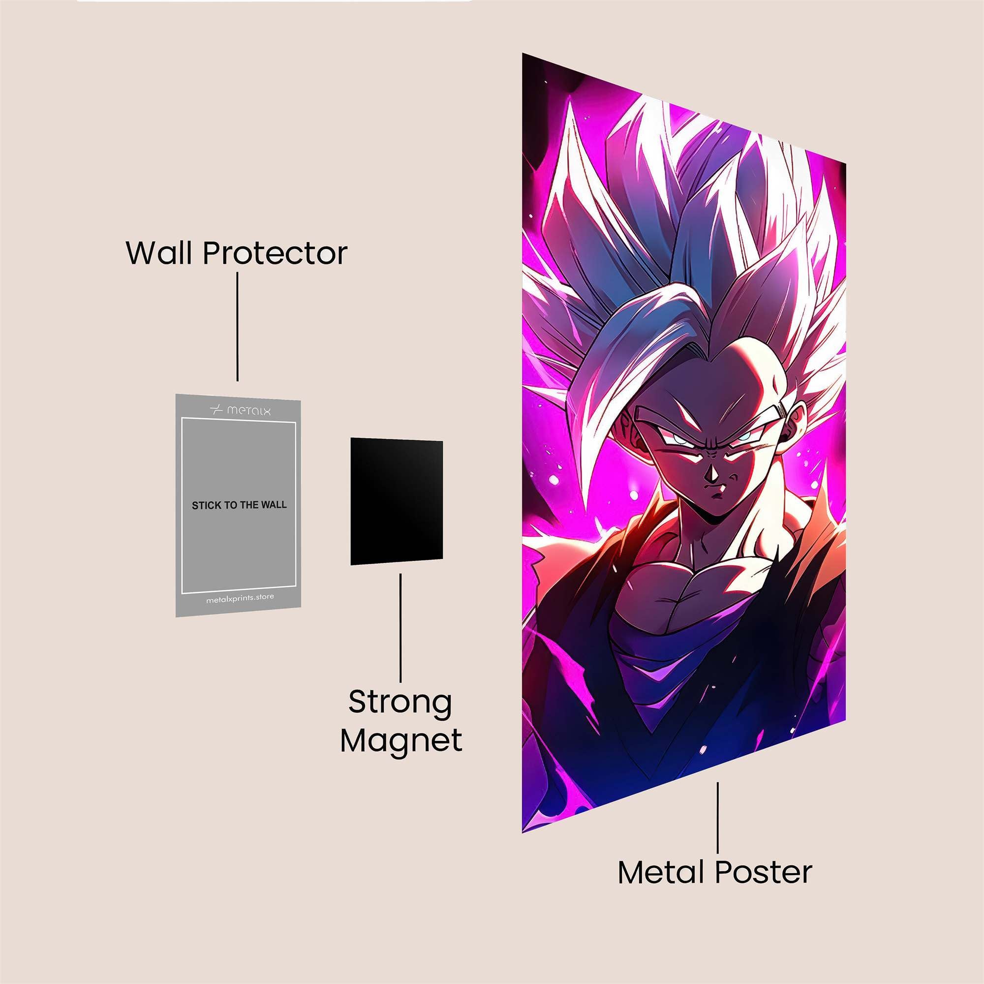 Goku Radiance Safe Wall Magnetic / M