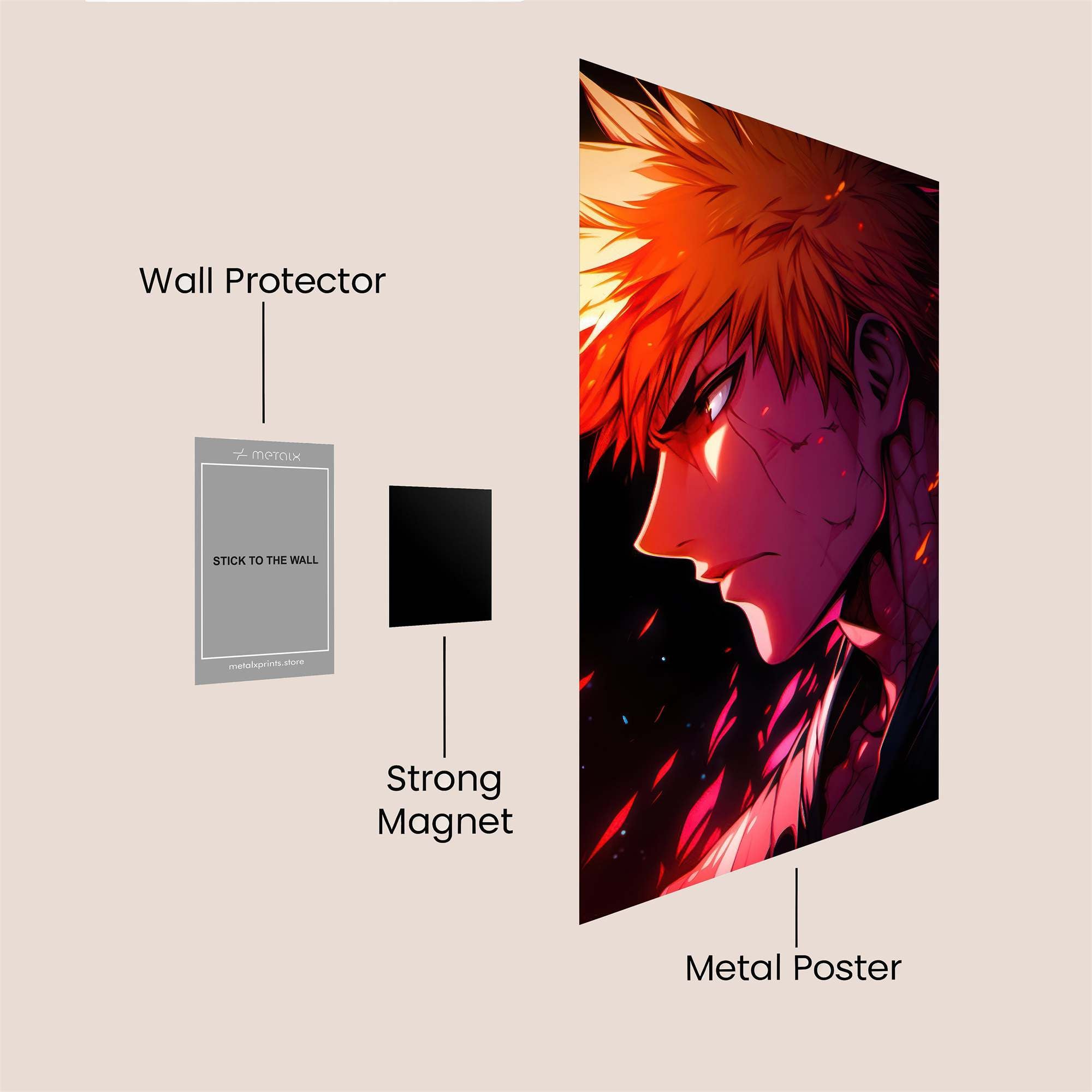 Yamato Blaze Safe Wall Magnetic / M