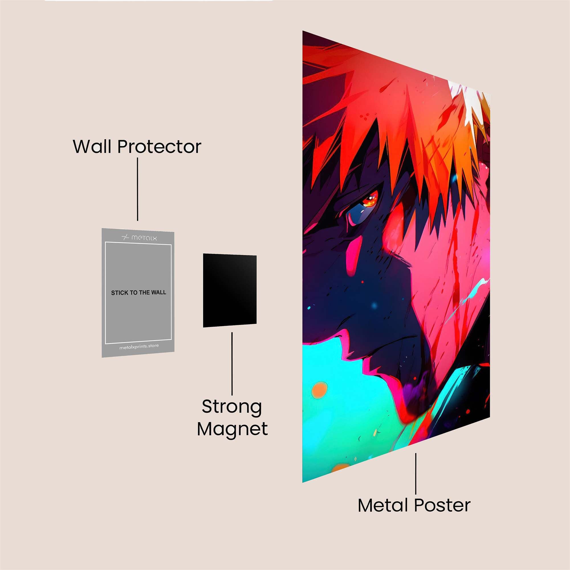 Naruto Intense Safe Wall Magnetic / M