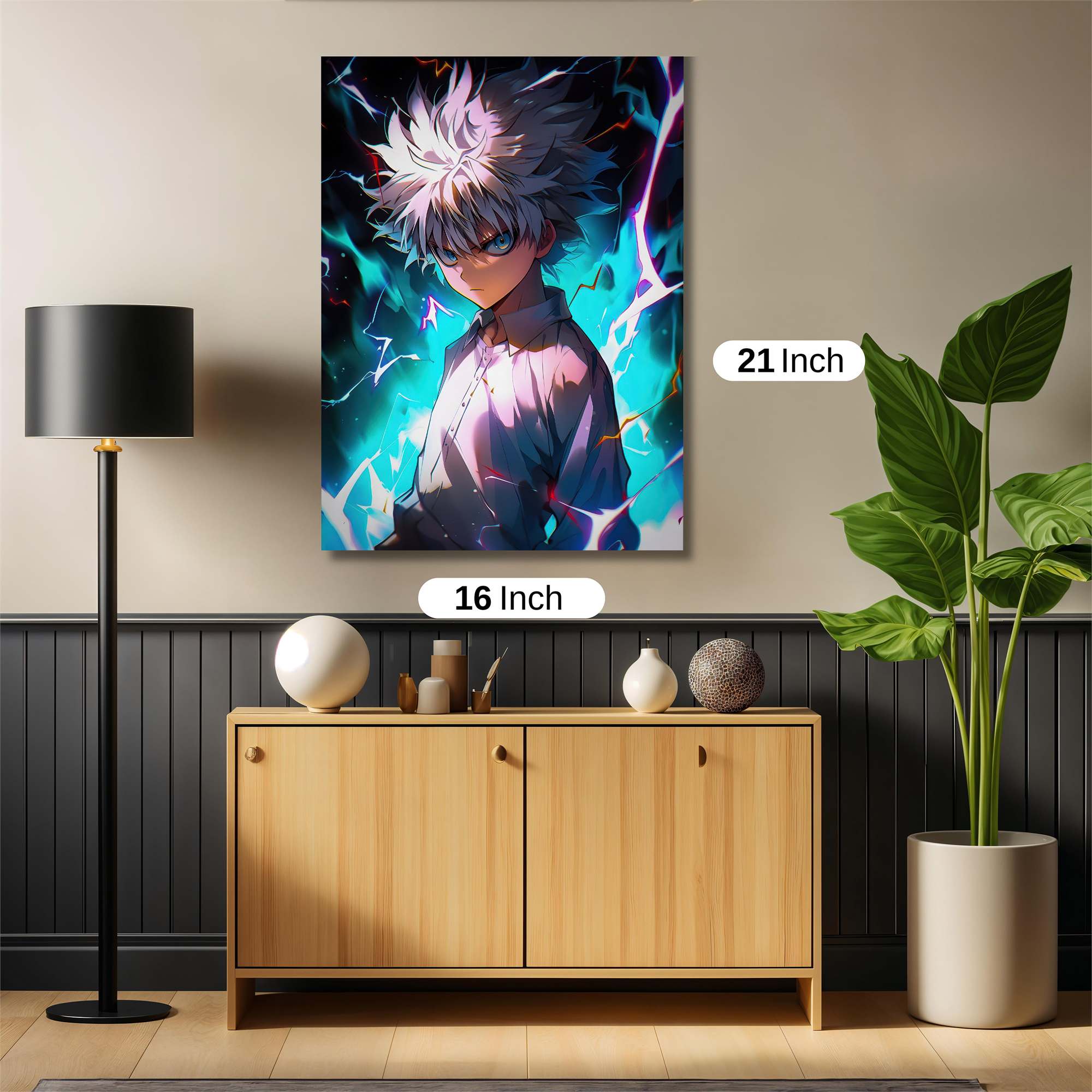 Killua Electrifying Safe Wall Magnetic / M