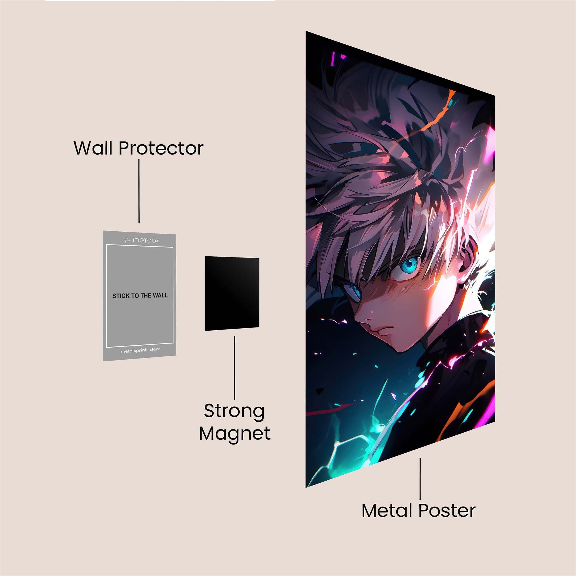 Killua Electrifying Safe Wall Magnetic / M