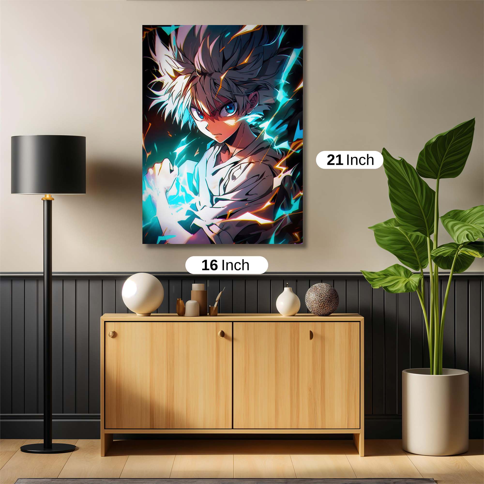 Killua Electrifying Safe Wall Magnetic / M