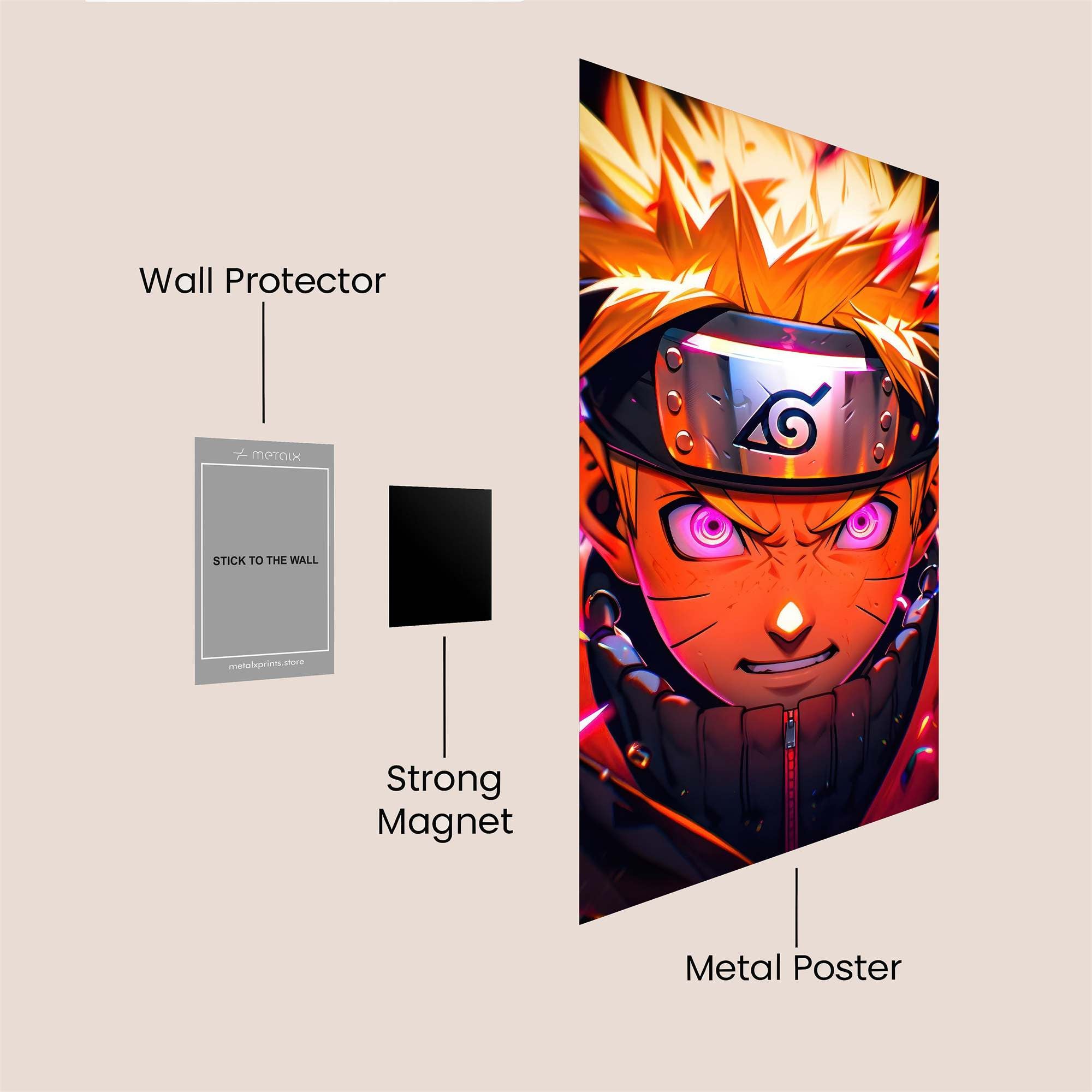 Naruto Radiant Safe Wall Magnetic / M
