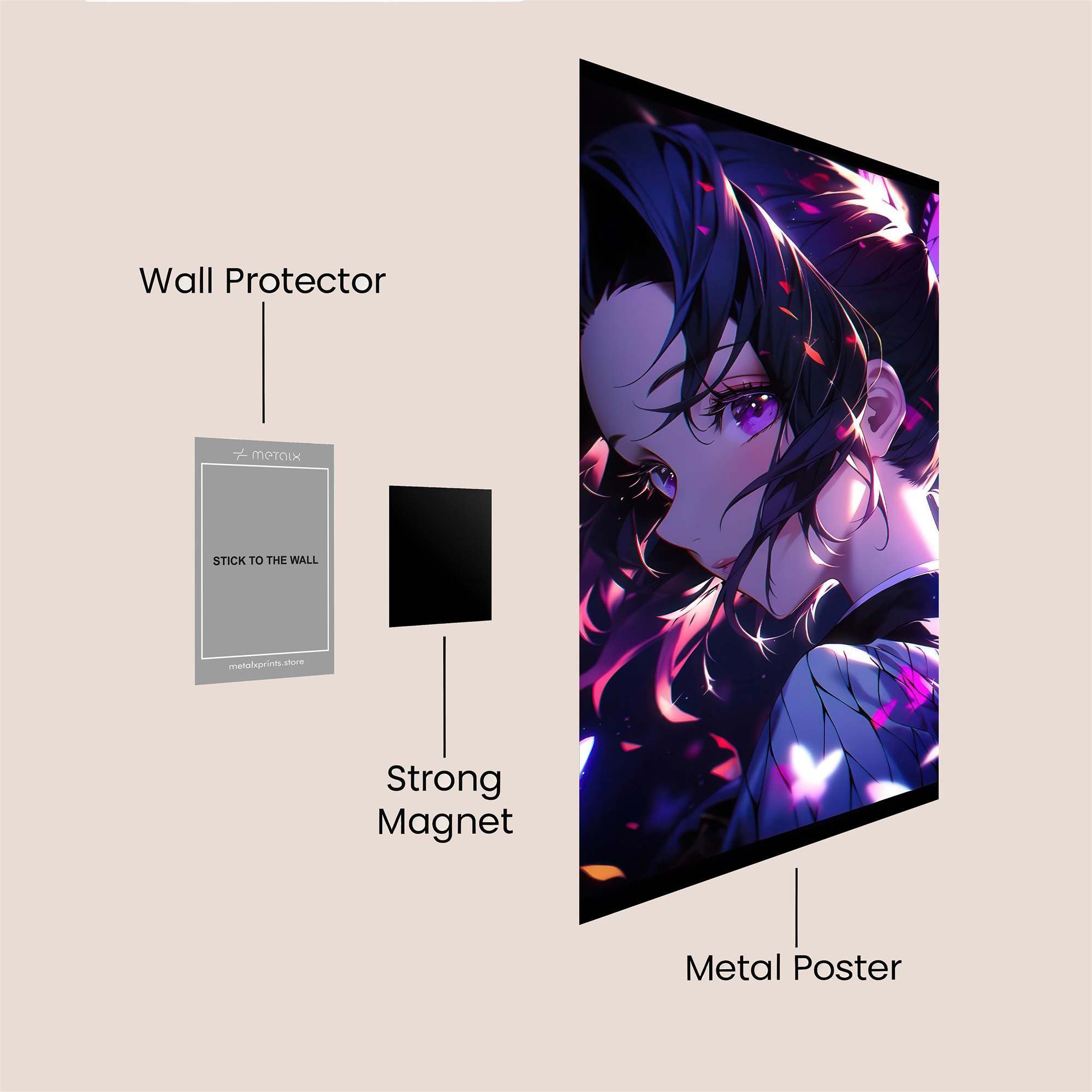 Shinobu Enigmatic Safe Wall Magnetic / M
