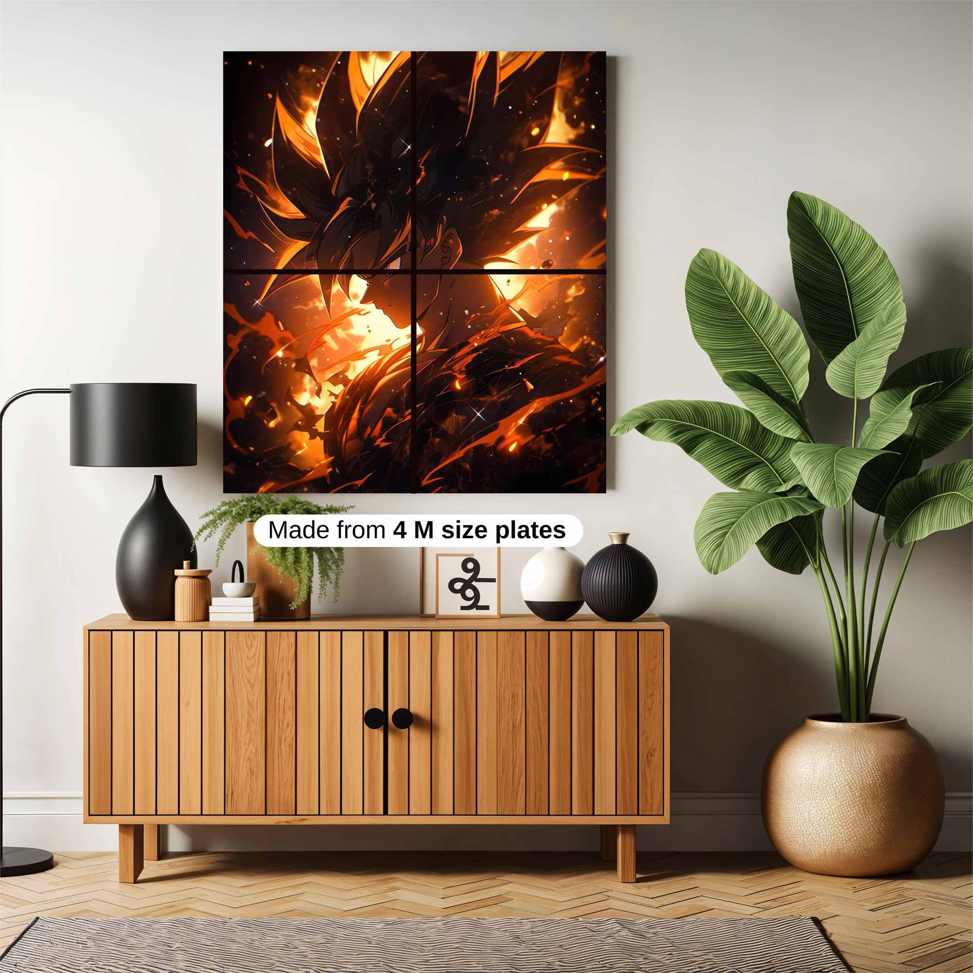 Goku Inferno Safe Wall Magnetic / M