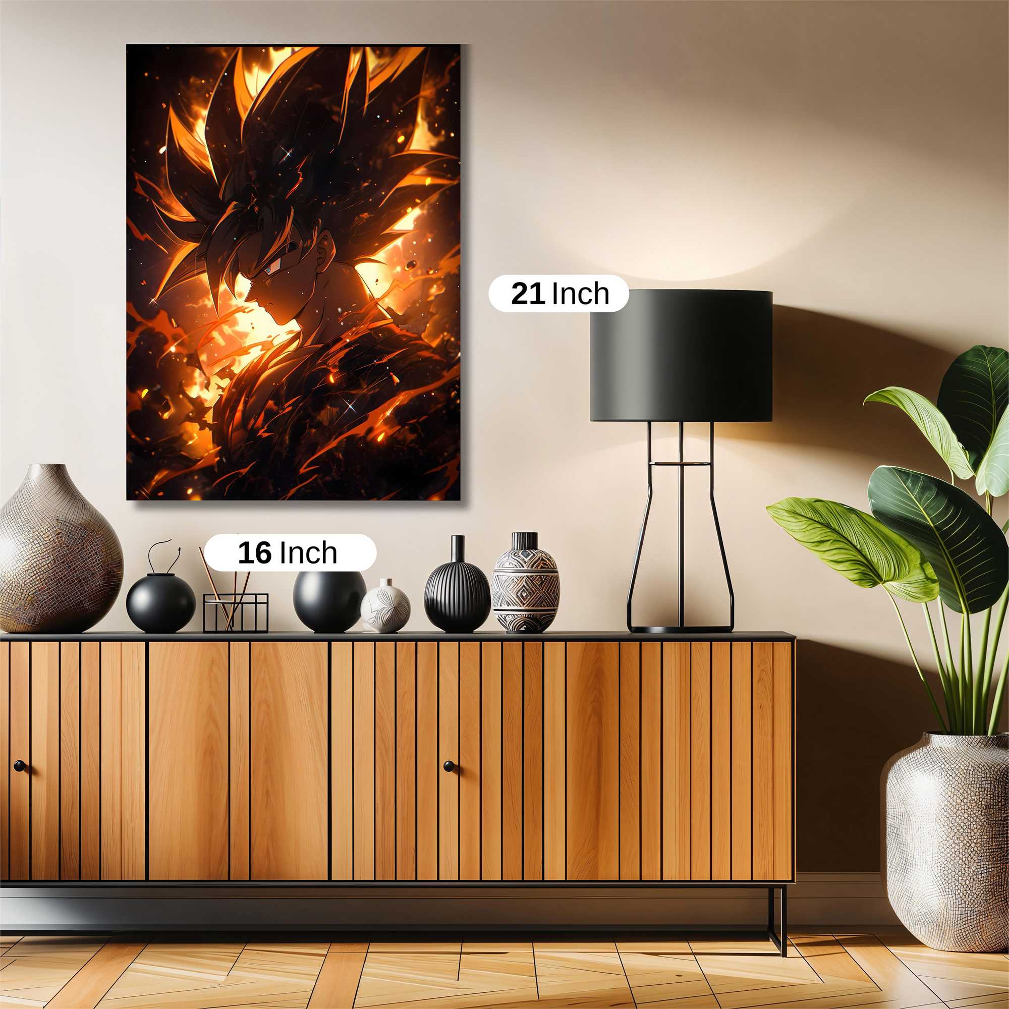 Goku Inferno Safe Wall Magnetic / M
