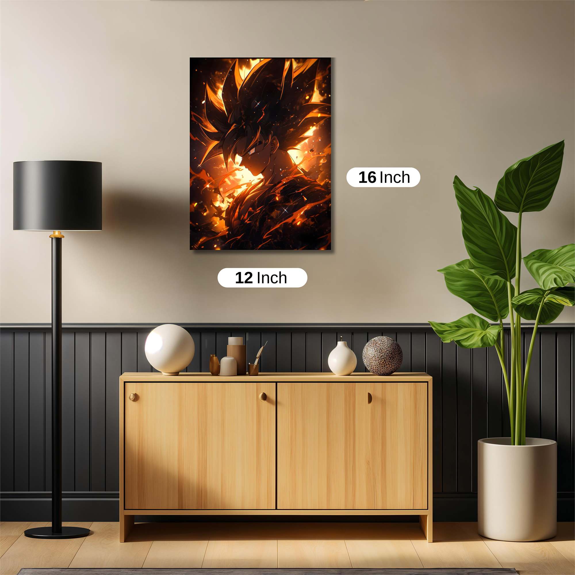 Goku Inferno Safe Wall Magnetic / M