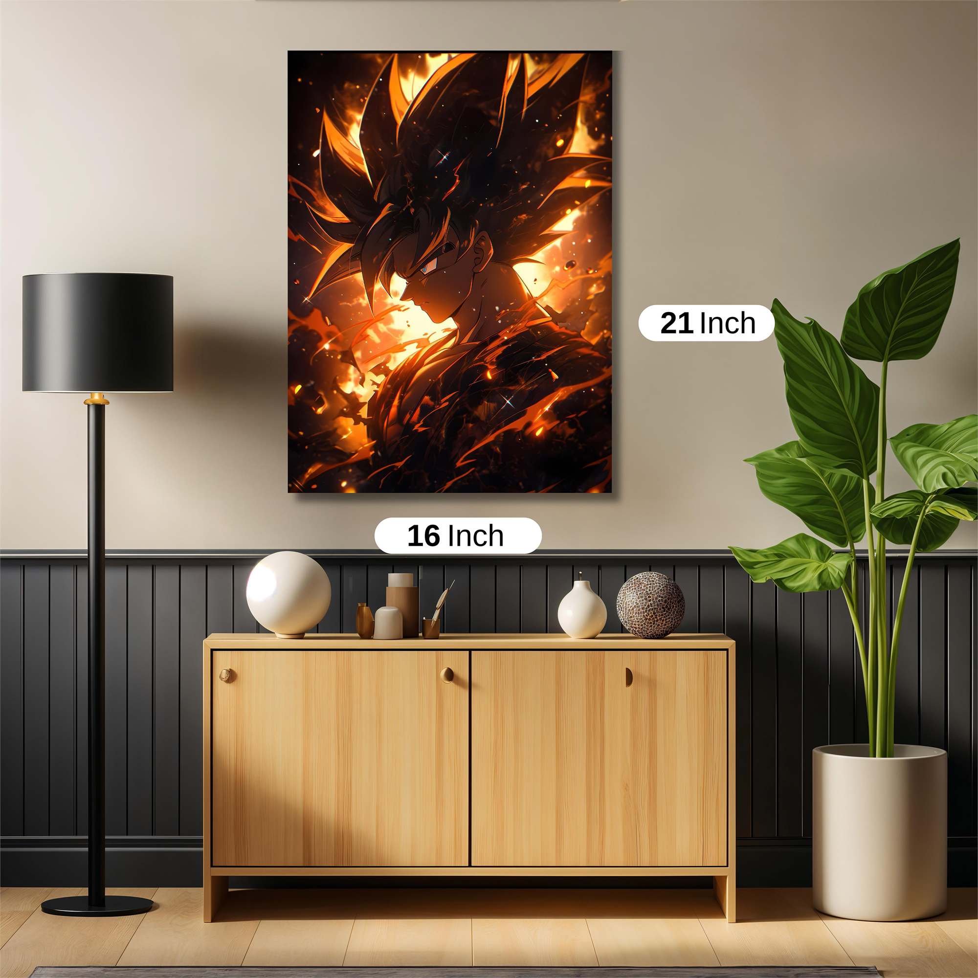 Goku Inferno Safe Wall Magnetic / M