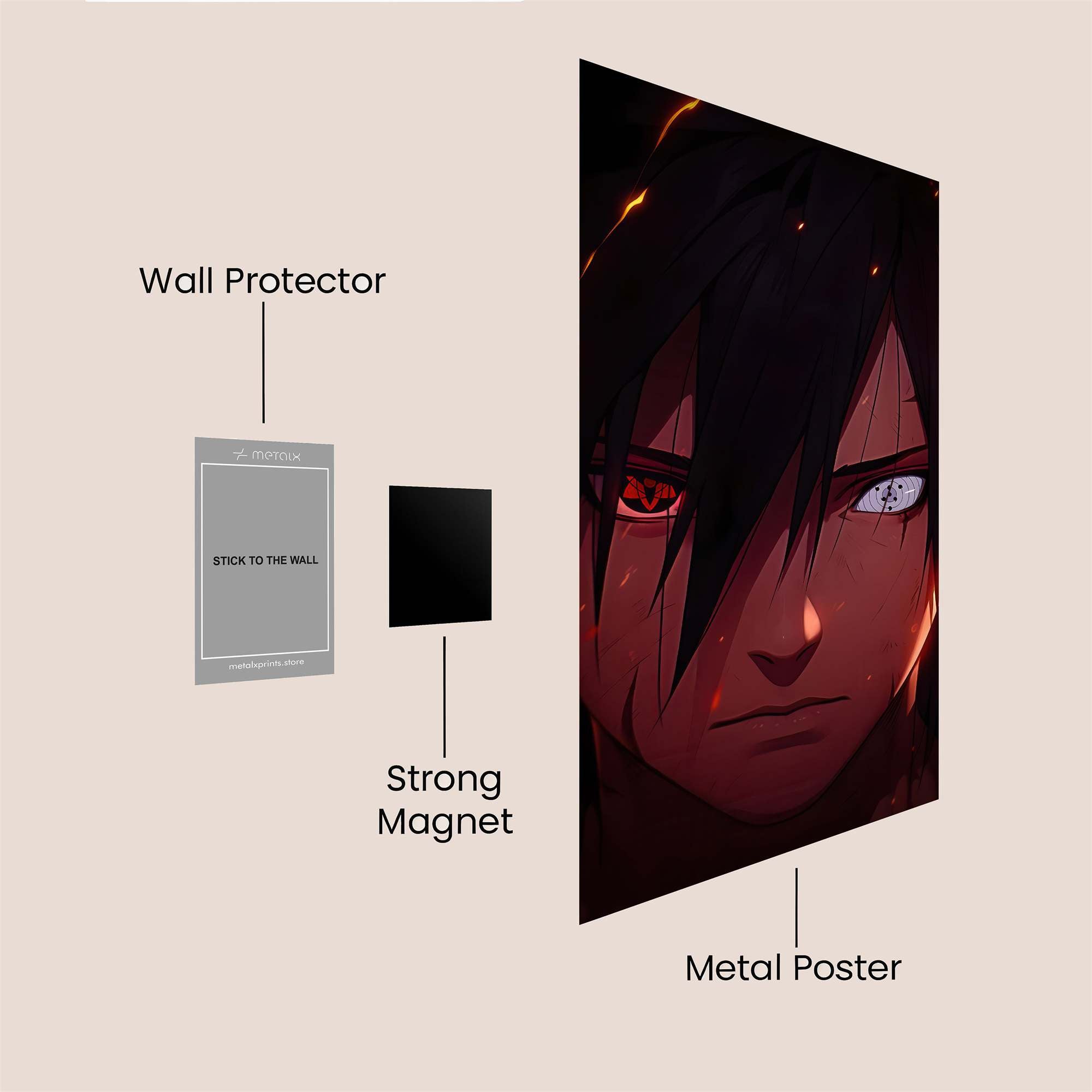Madara Menacing Safe Wall Magnetic / M