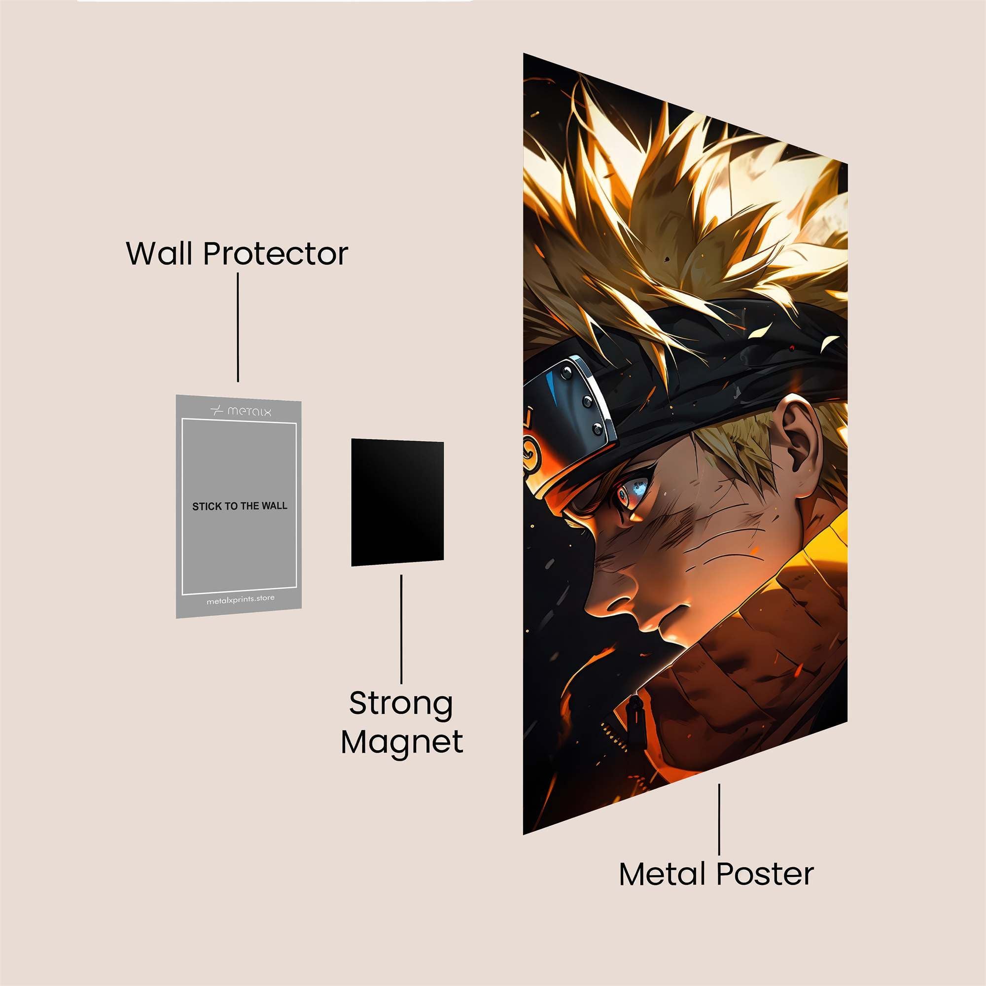 Naruto Intense Safe Wall Magnetic / M