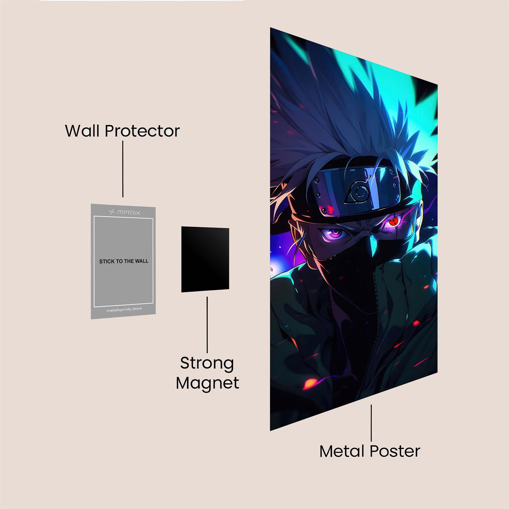 Kakashi Enigmatic Safe Wall Magnetic / M
