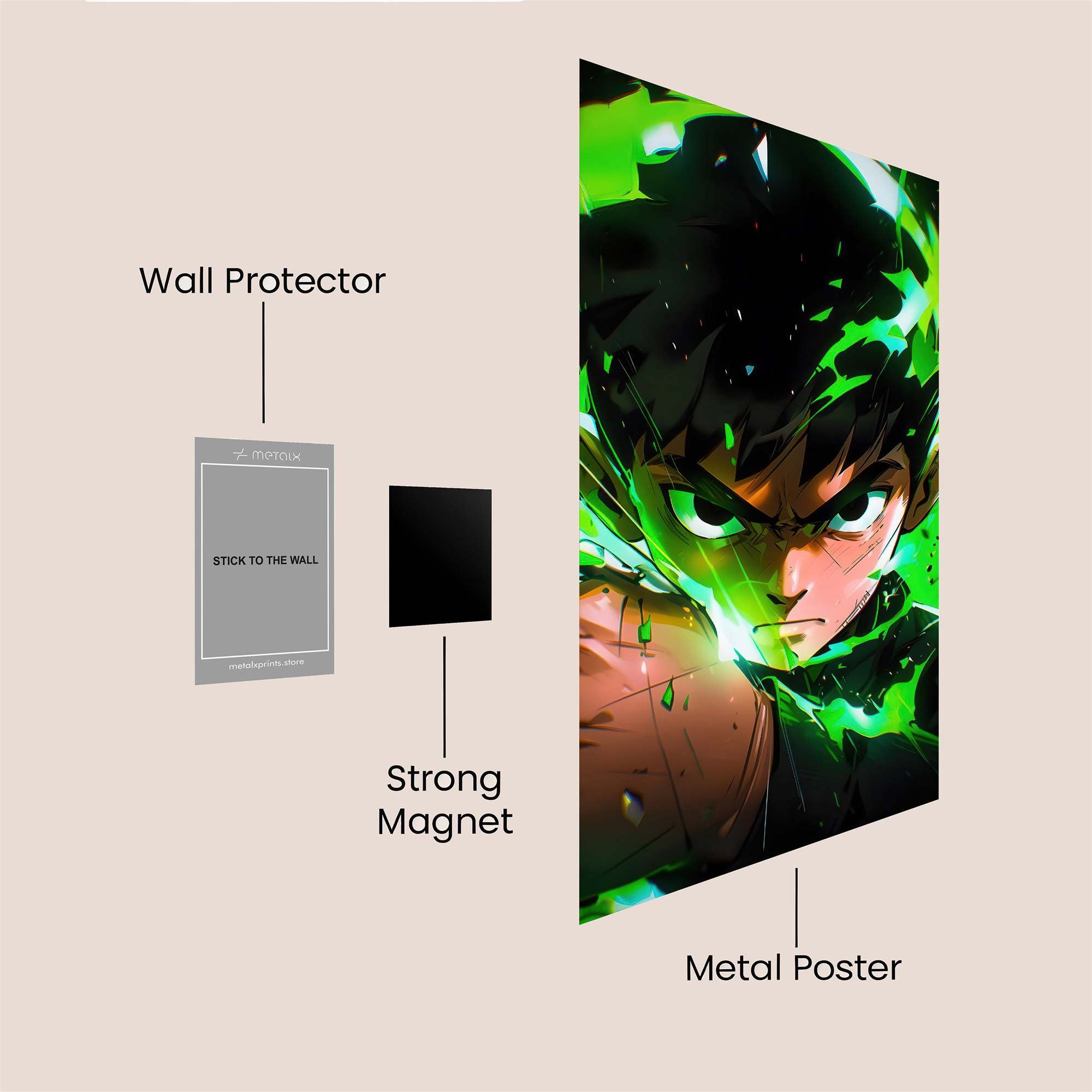 Gon Fierce Safe Wall Magnetic / M