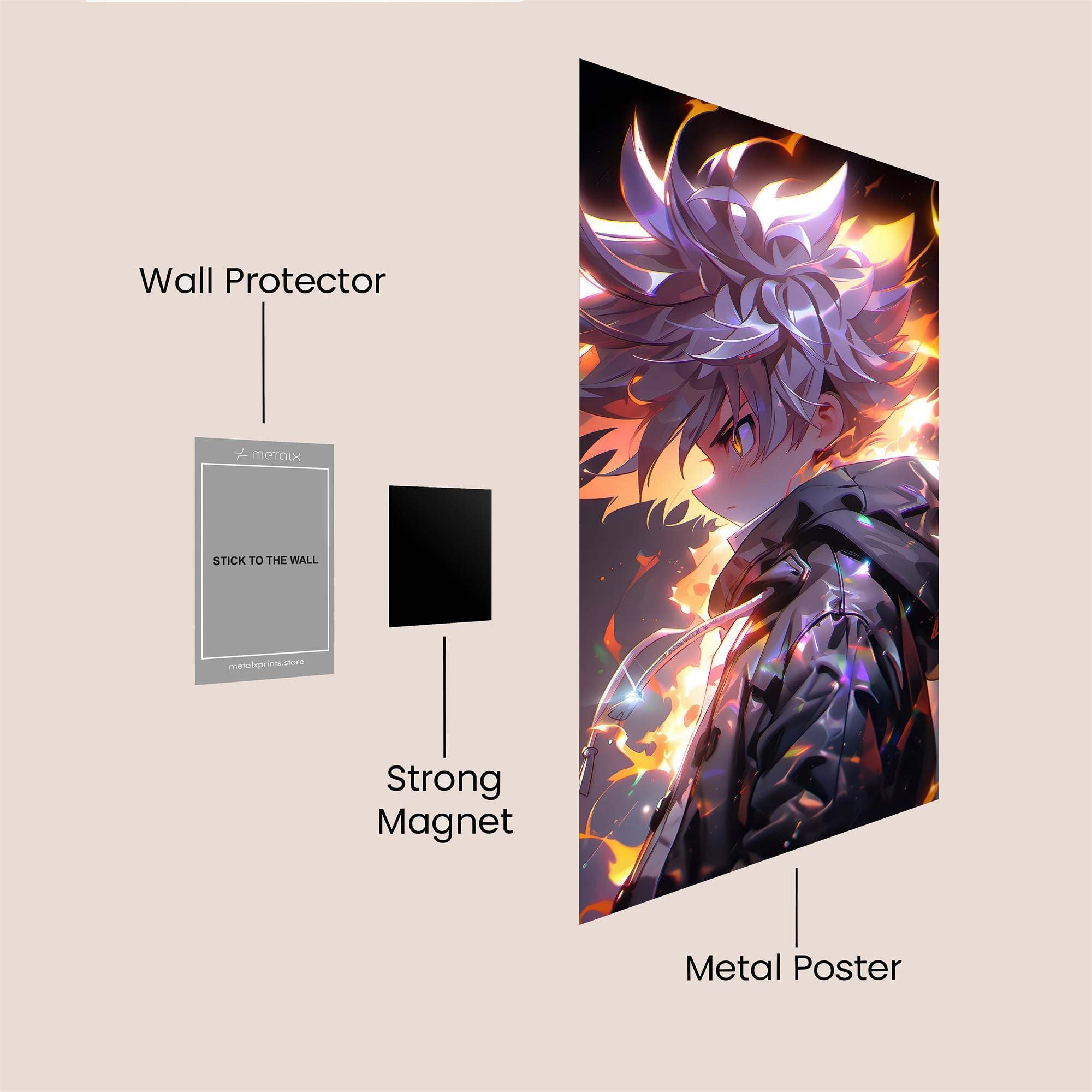 Flame Surge Safe Wall Magnetic / M