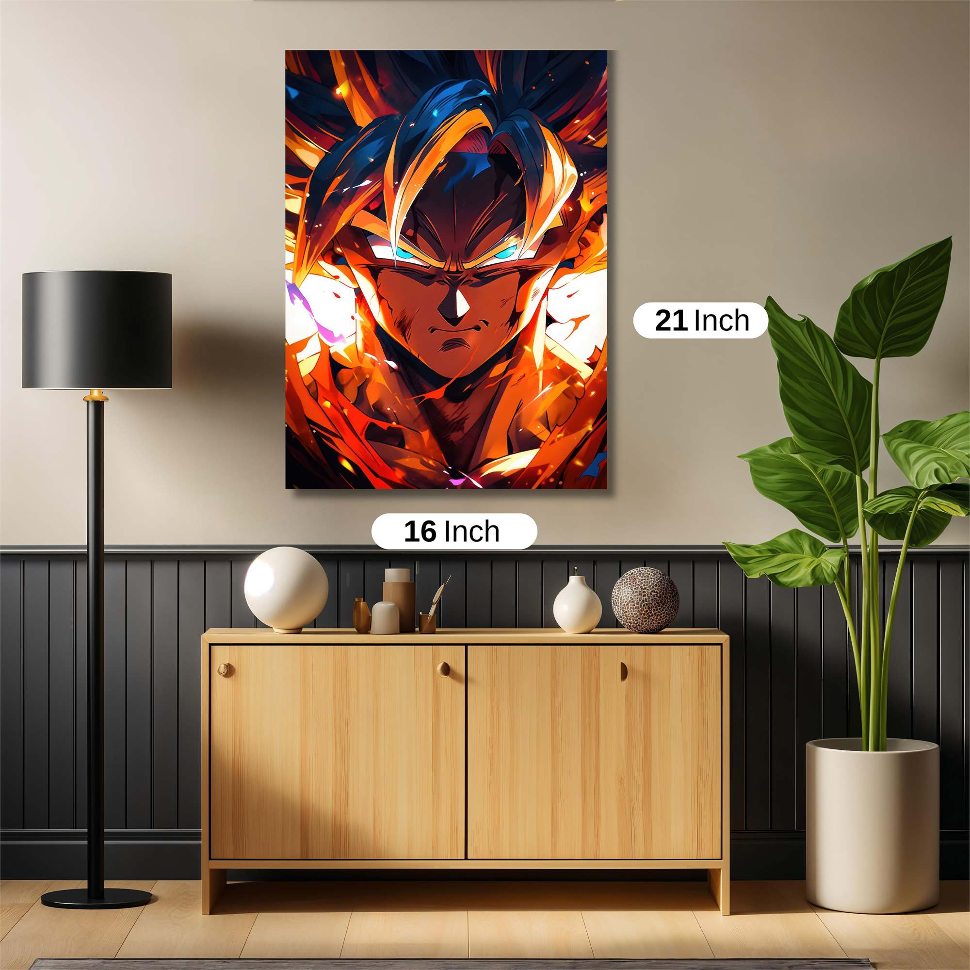 Goku Ignite Safe Wall Magnetic / M