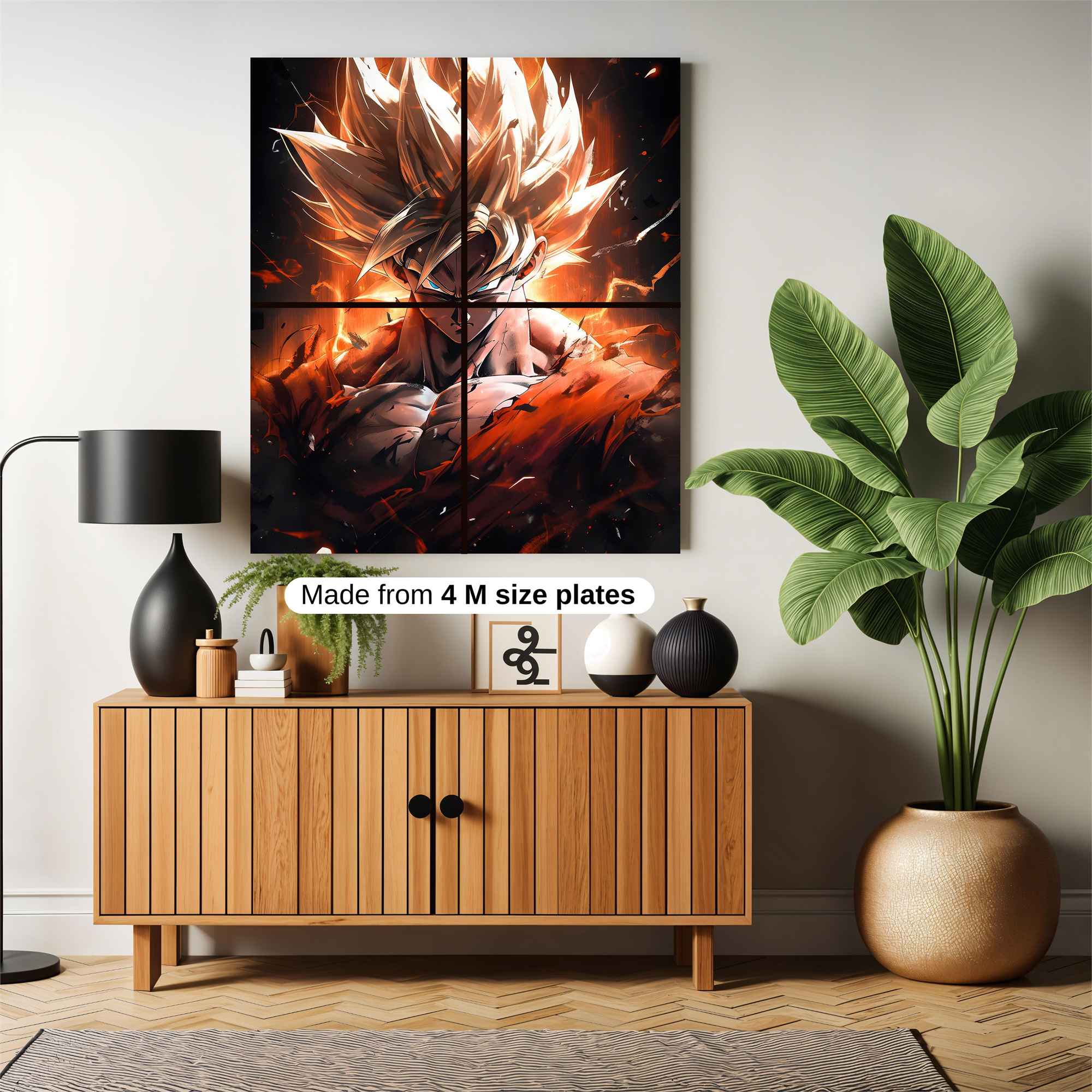 Goku Inferno Safe Wall Magnetic / M