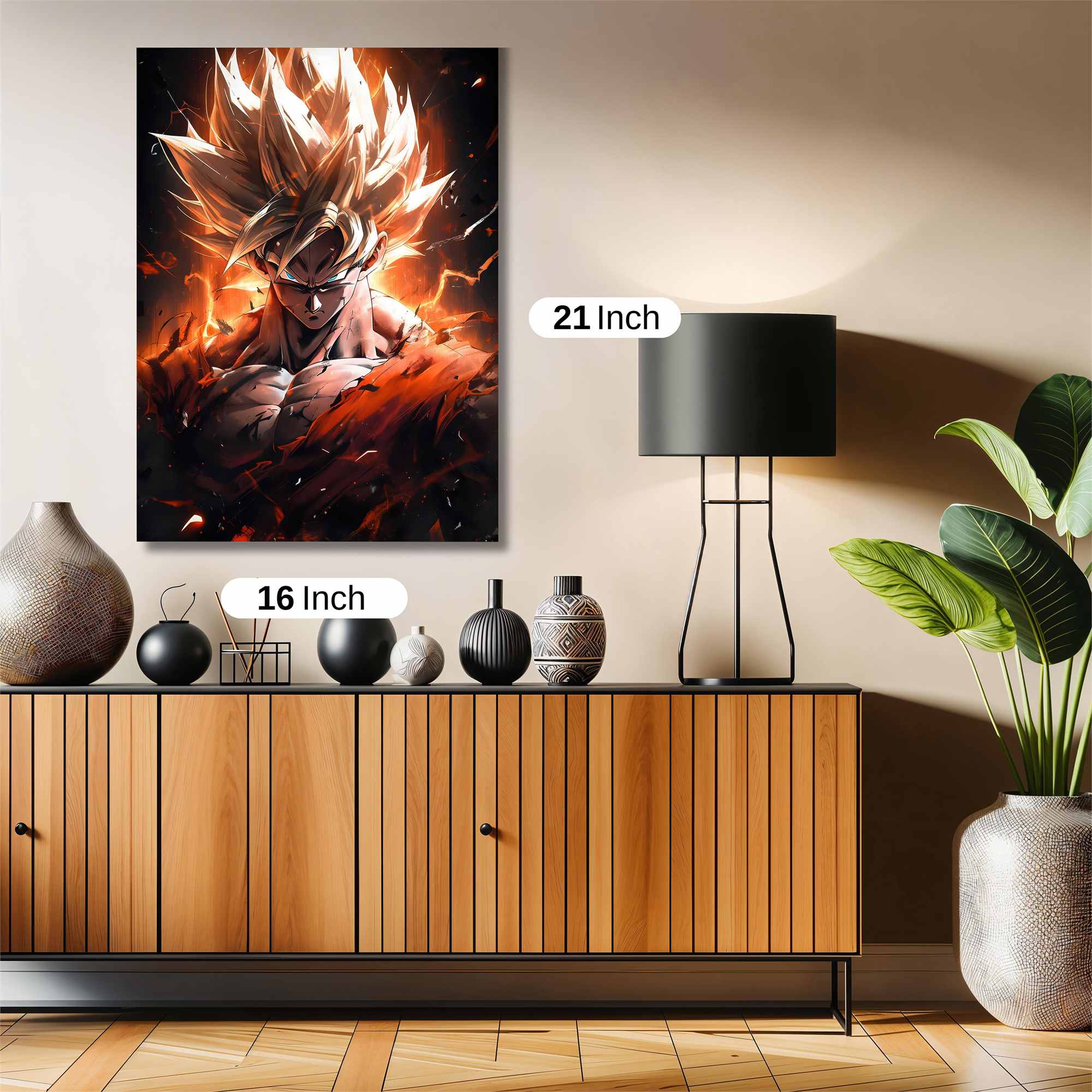 Goku Inferno Safe Wall Magnetic / M