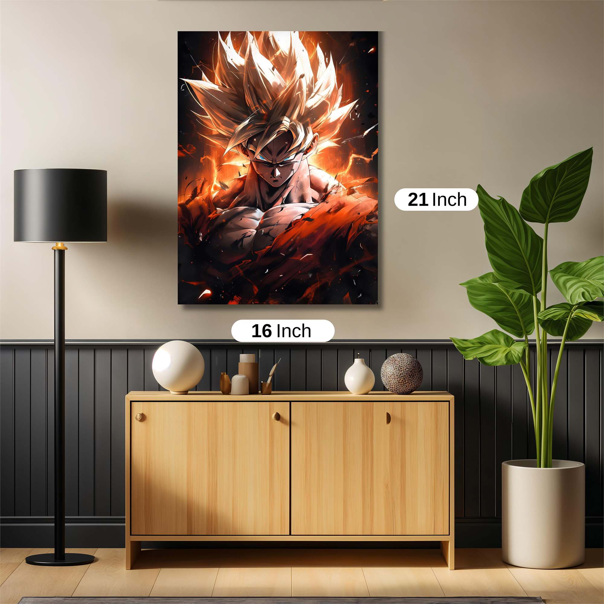 Goku Inferno Safe Wall Magnetic / M